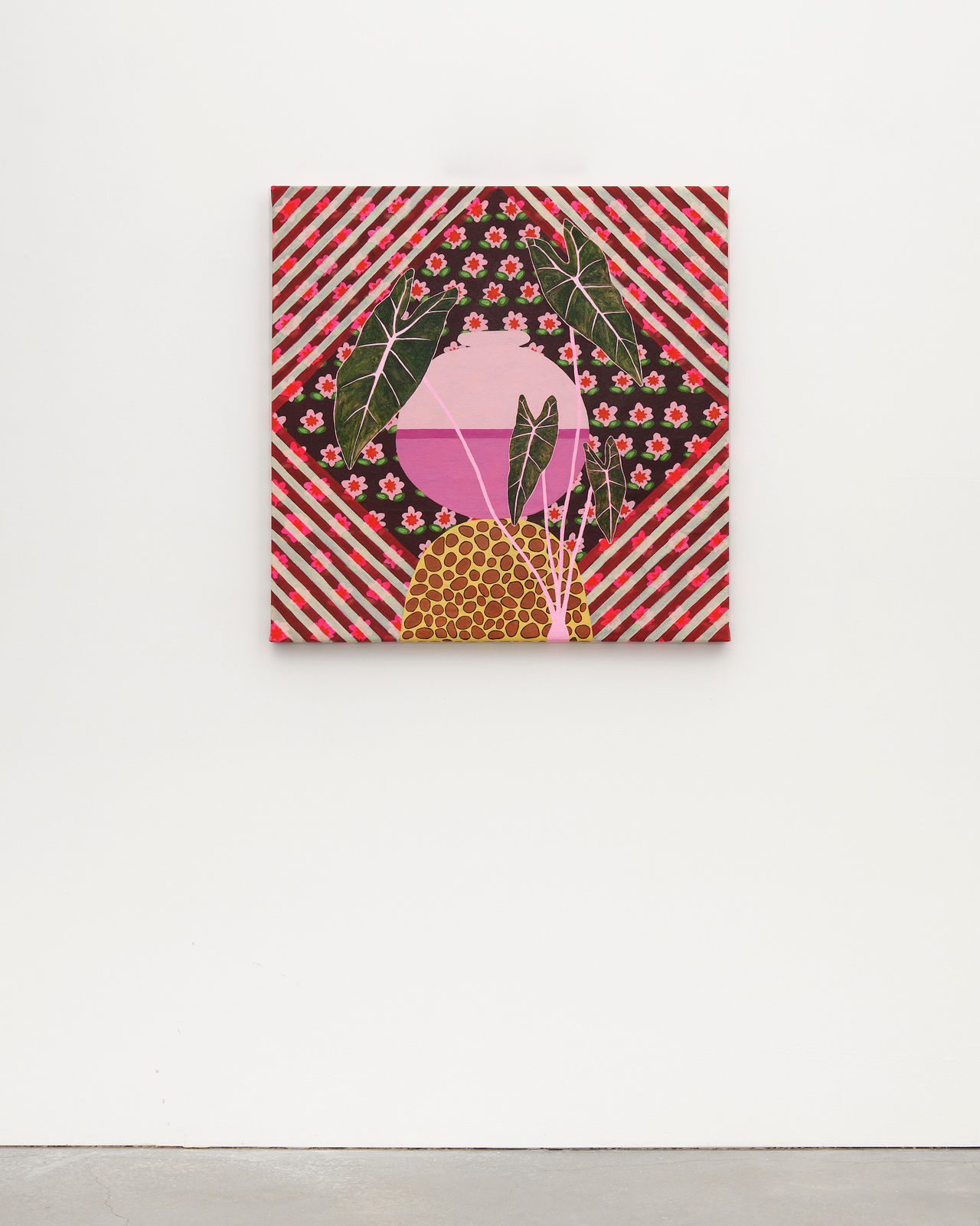 Amber Jean Young, Alocasia and Urn, 2022