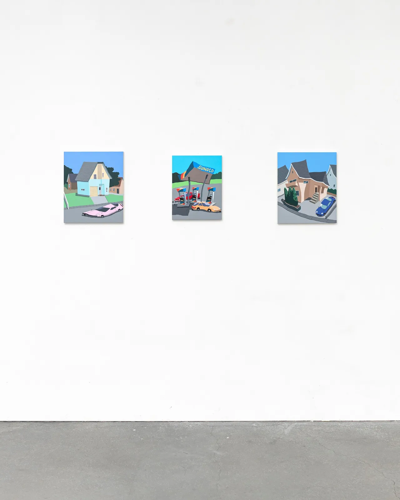 Motonori Uwasu, Gas station, 2022