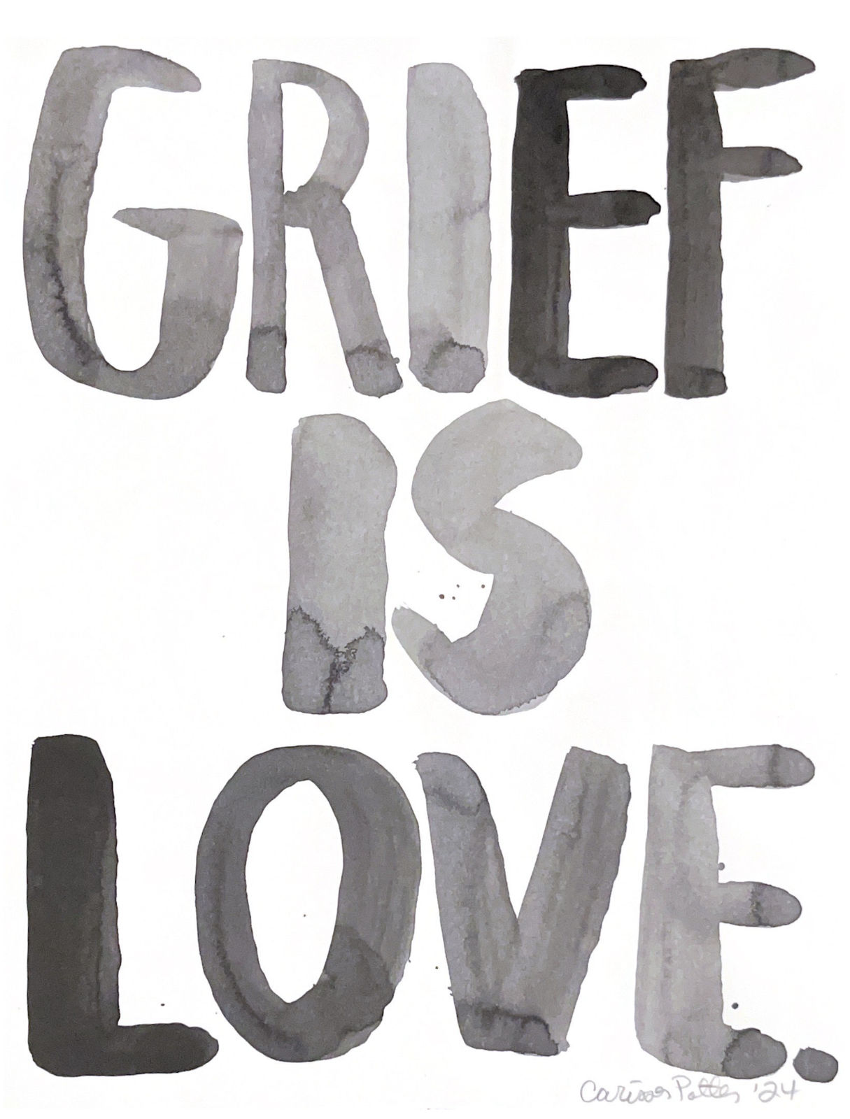 Carissa Potter, Greif is Love, 2024