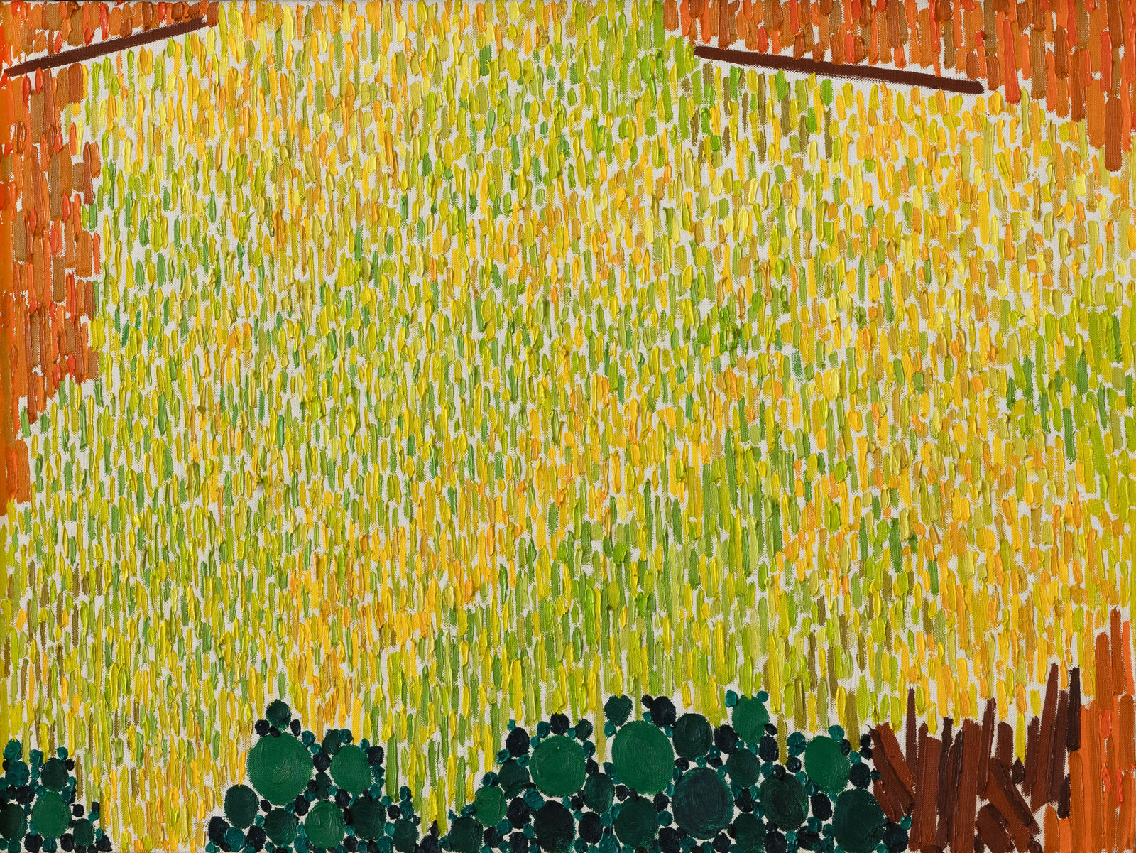 Lynne Drexler, Incandescent Meadow, 1980