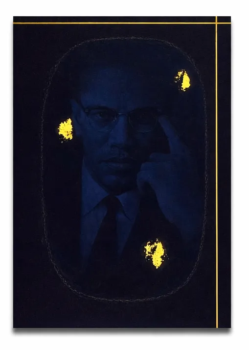 Billy Gerard Frank, Abolitionists: Cartography of Resistance and Disobedience- Malcom