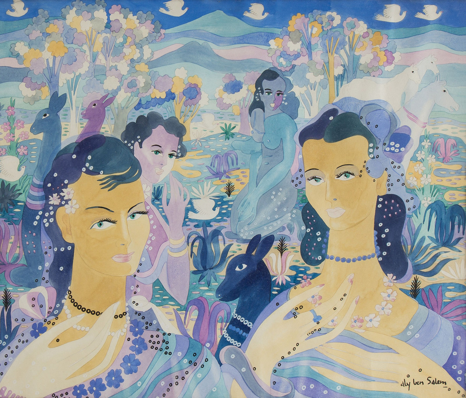 Aly Ben Salem, Le Jardin d'Eden, 1940's