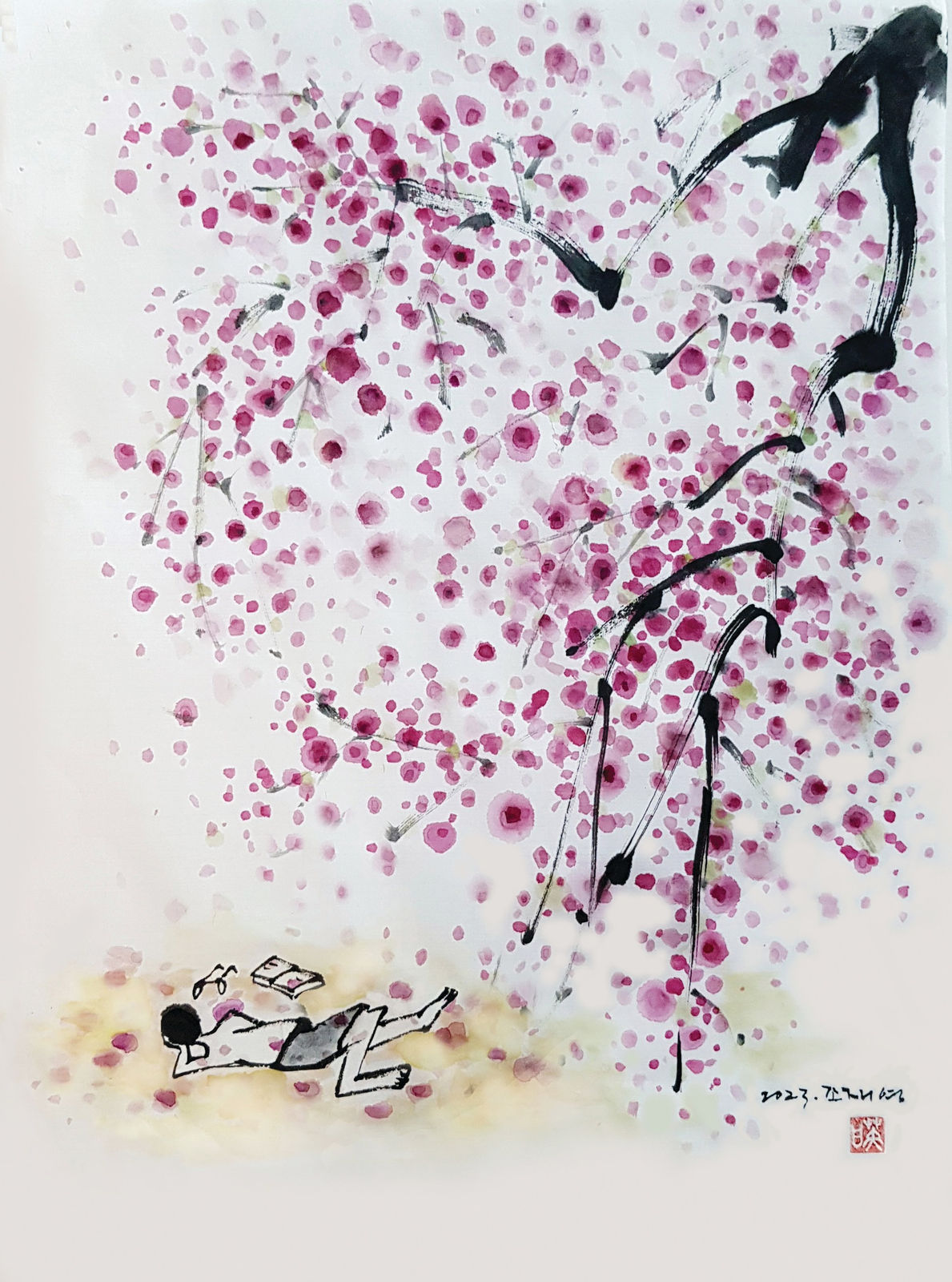 JaeYoung Cho, 꽃비, 2023