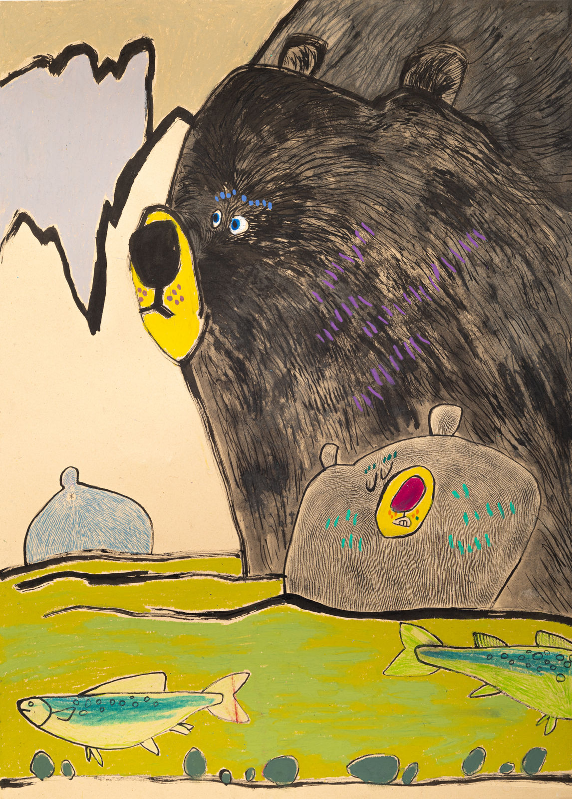 Kim Pearl 김펄, 물고기와 곰 세 마리, 2024