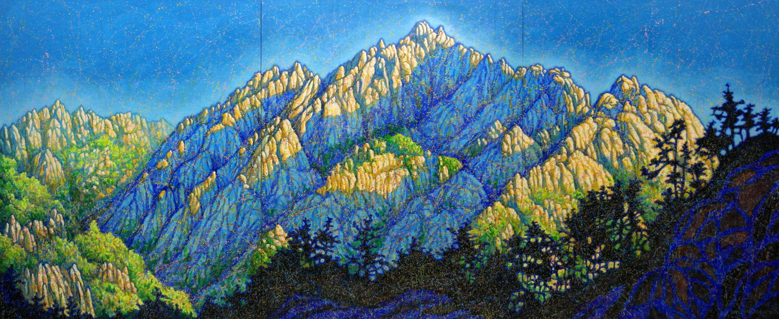 신장식, 금강산 옥류동, 2022