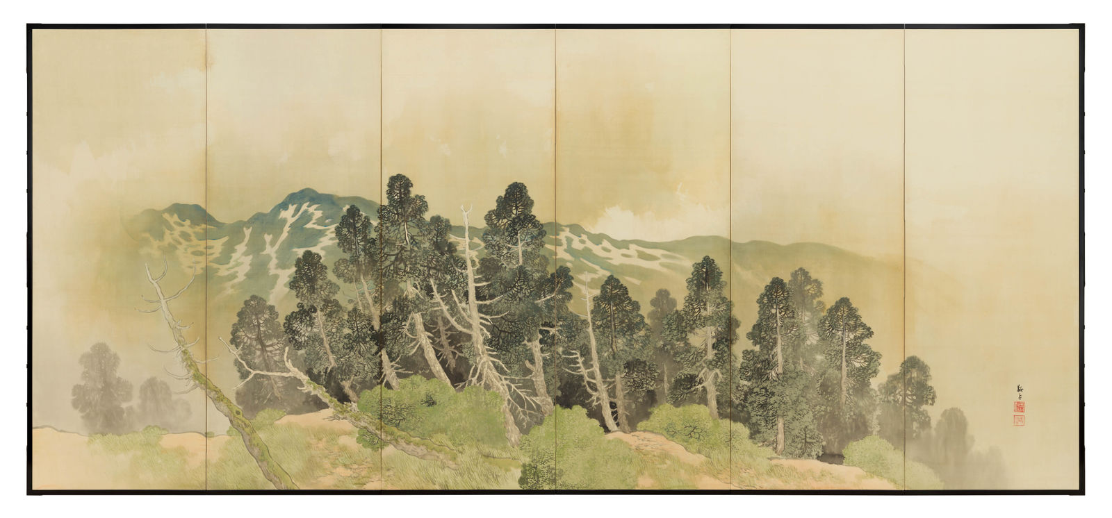 Nishii Keigaku 西井敬岳, Mountain Landscape, ca 1916-1920