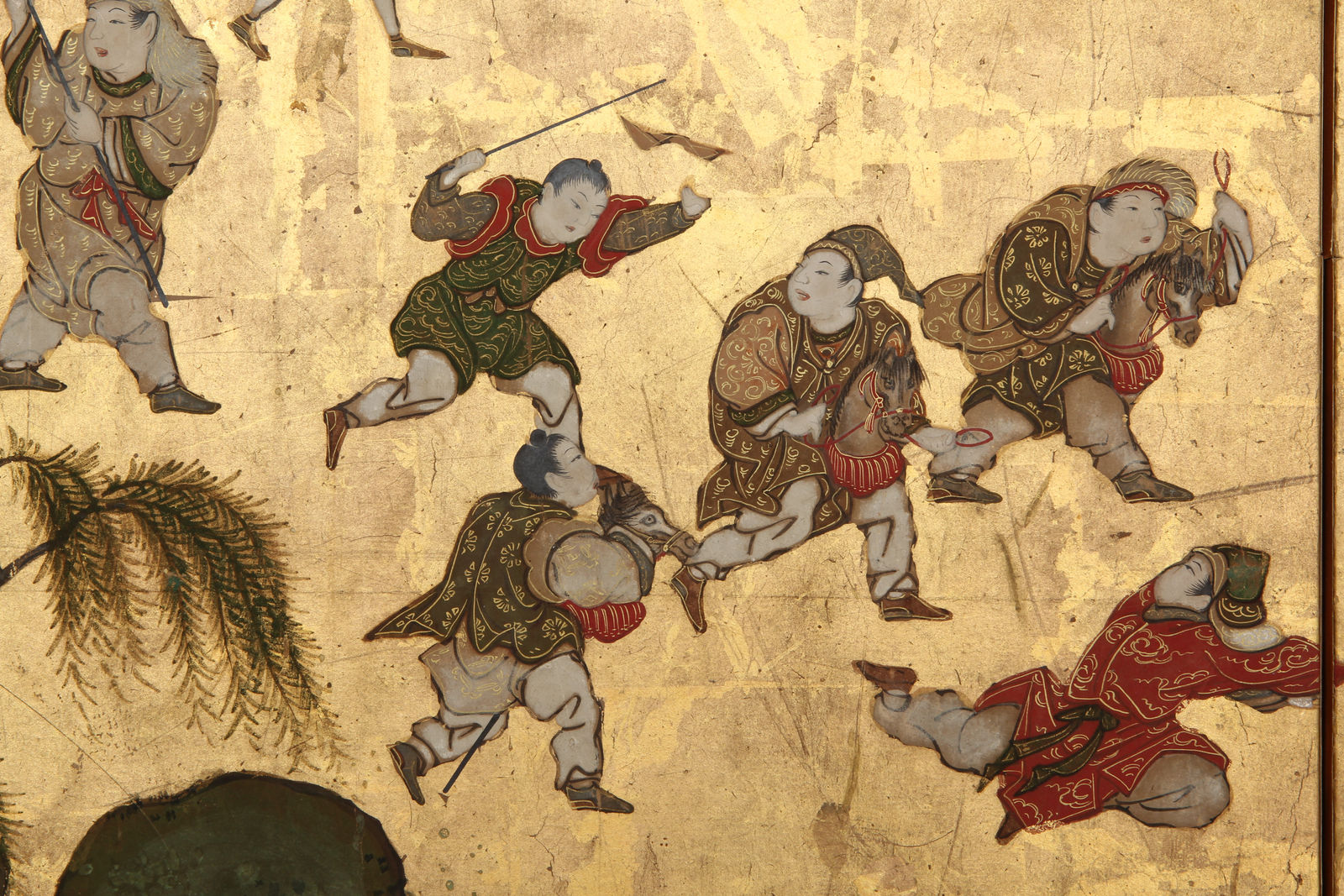 Kano School, Chinese Children Playing Games, 17th century