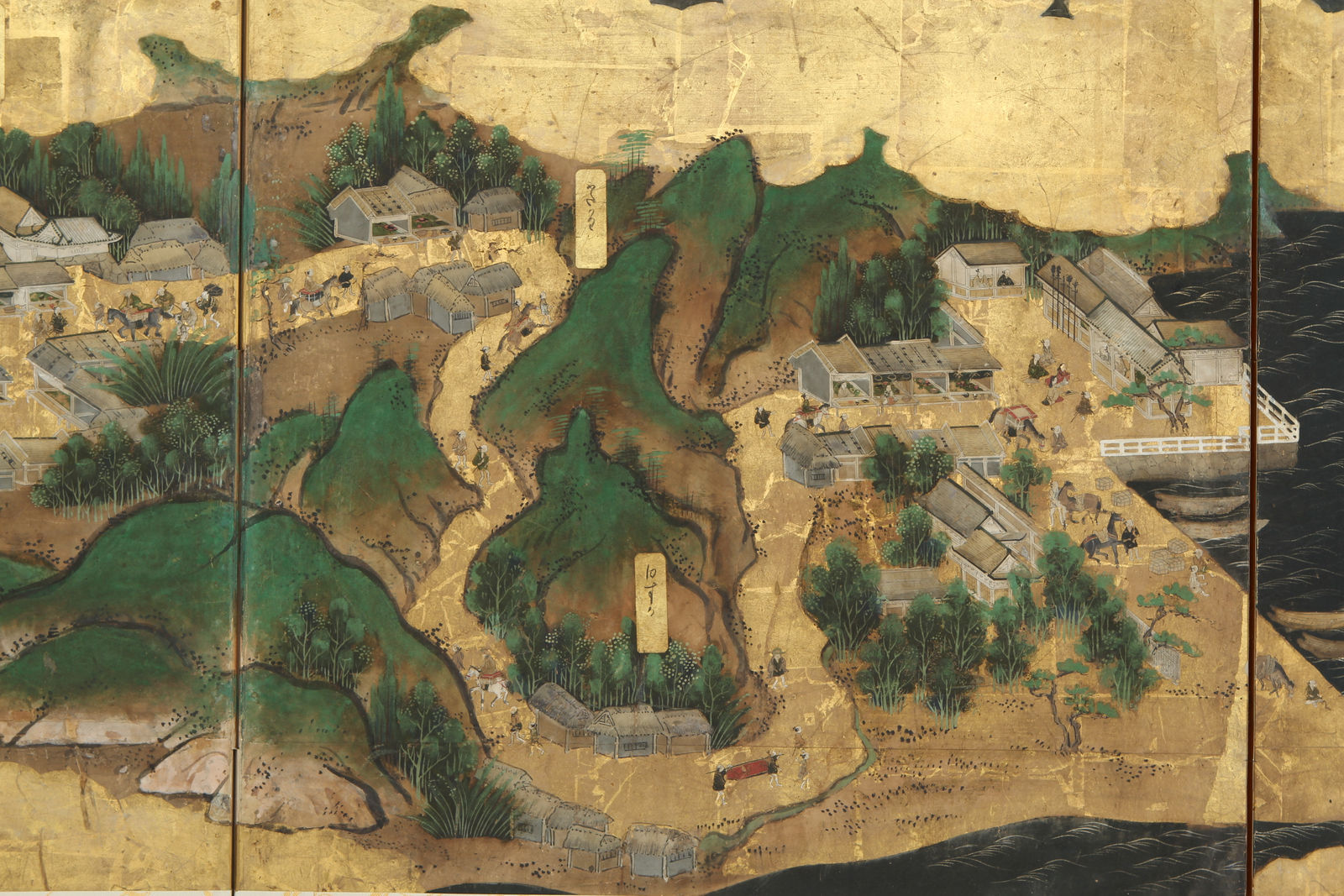 Places Along the Tokaido, ca 1620