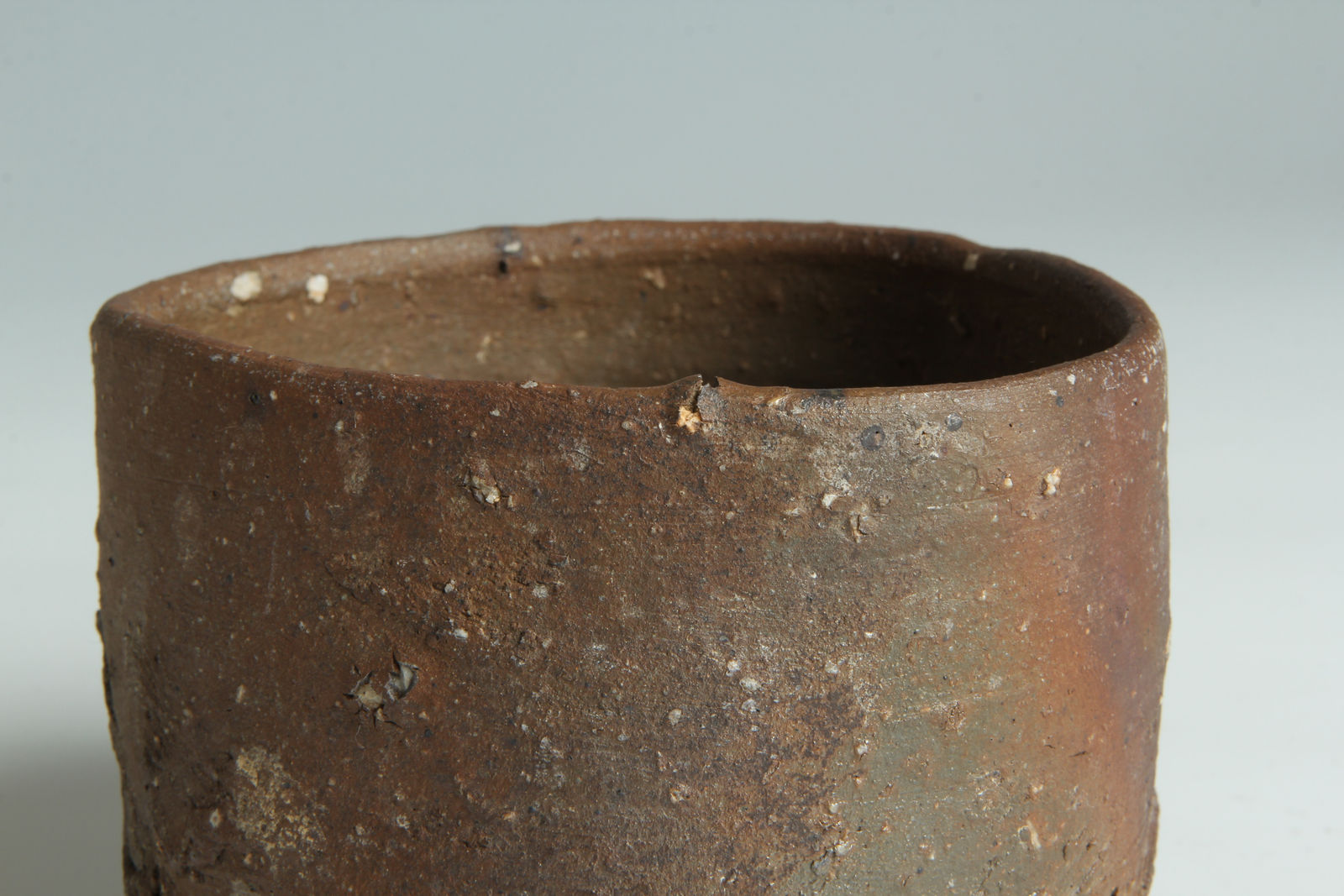 Tsujimura Shirō, Bizen Tea Bowl, ca 2005