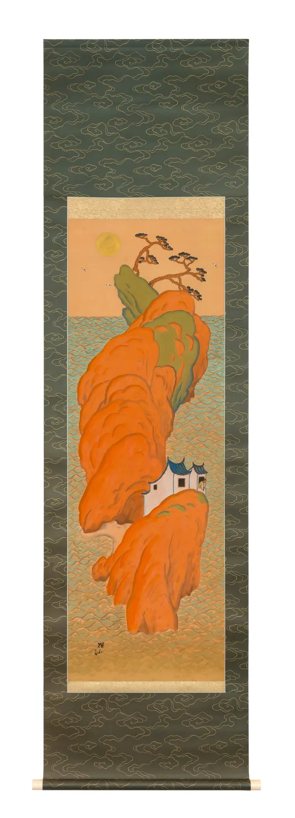 Hirai Baisen, Hōrai Island (The mythical island of immortality in Japanese and Chinese mythology), 1920s