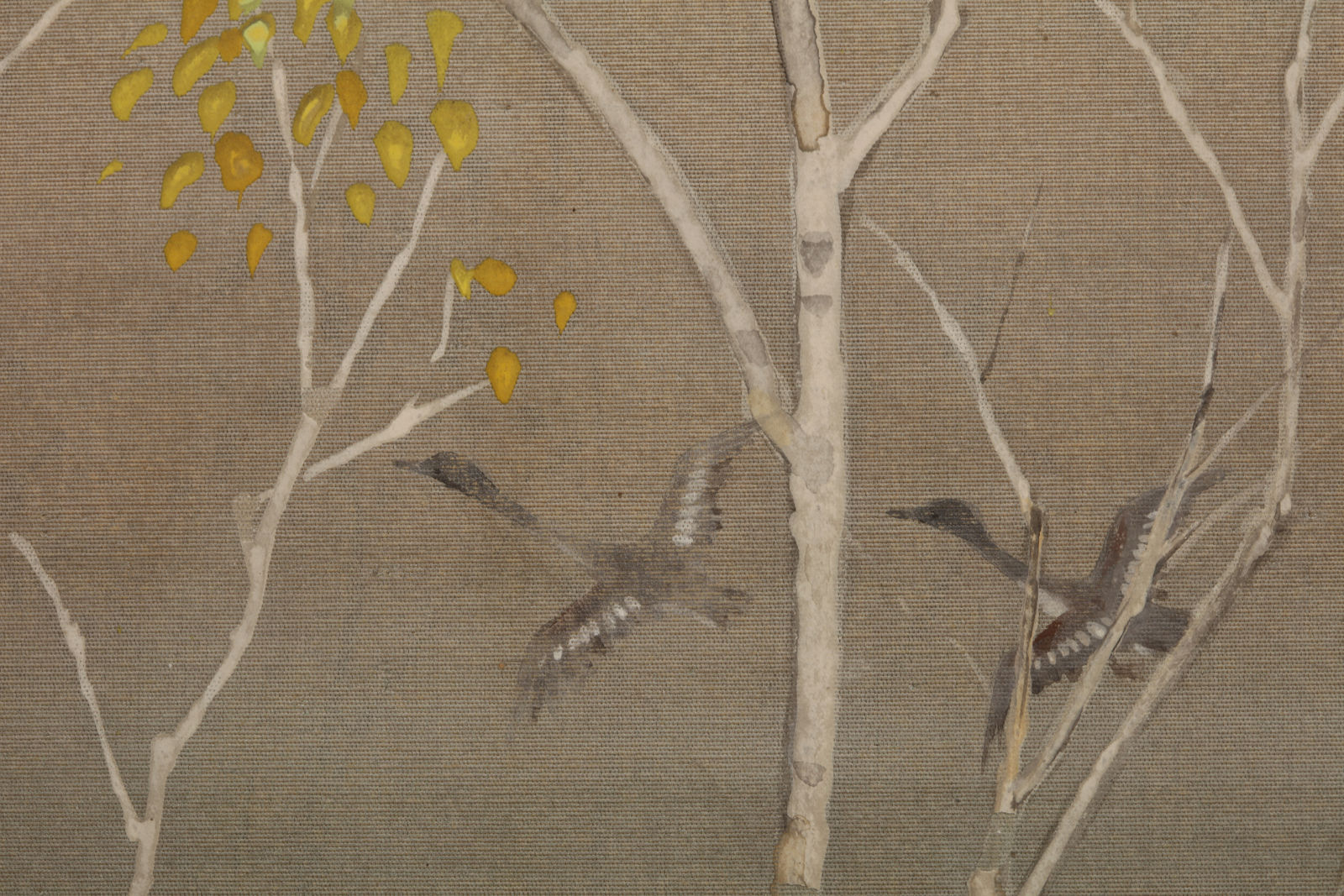 Sasaki Shunka, Geese over Mountain Lake, 1936