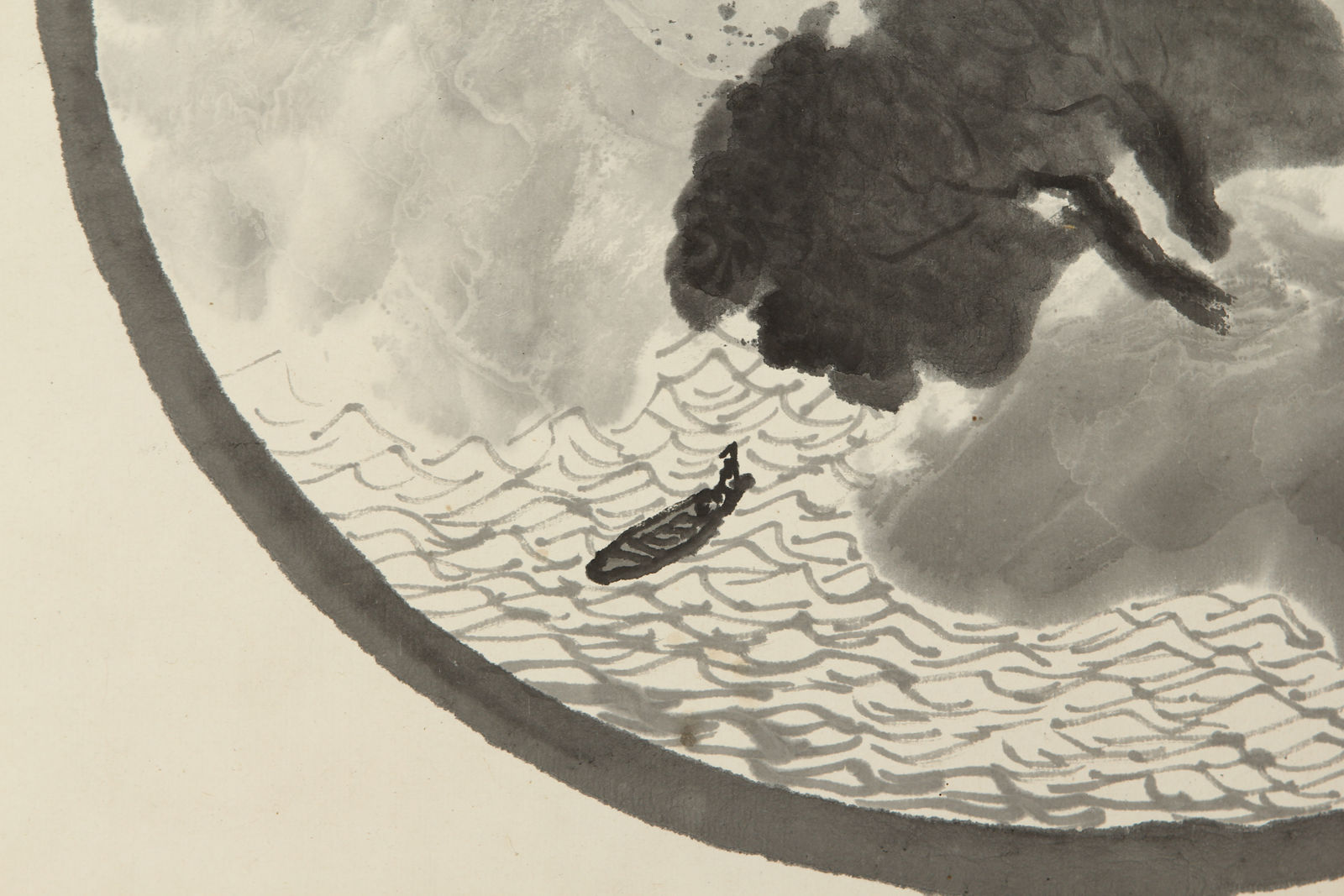 Tsuji Kakō, Enso landscape, 1920s