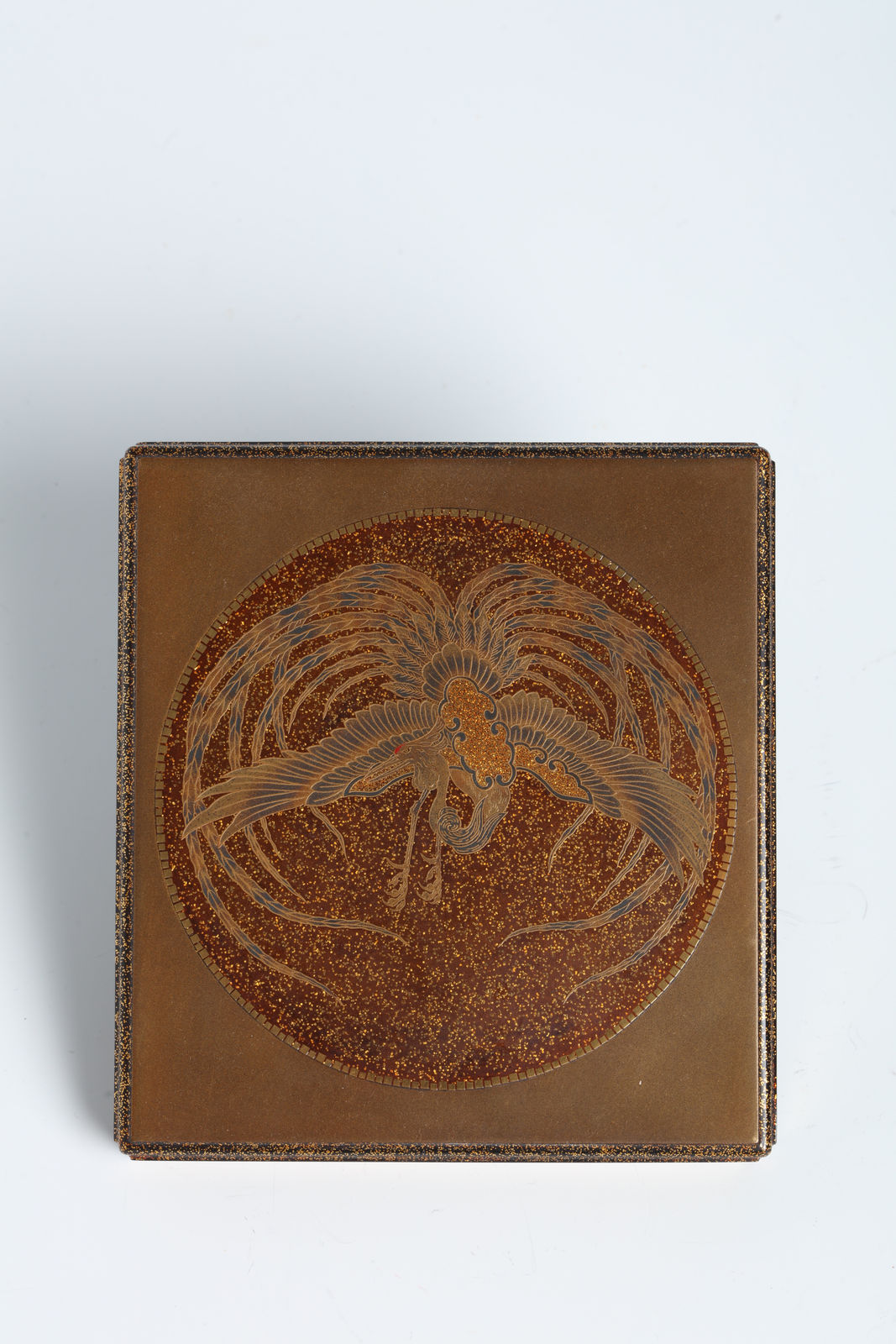 Maki-e Lacquer artist, Writing Box with Phoenix, 1910s-20s
