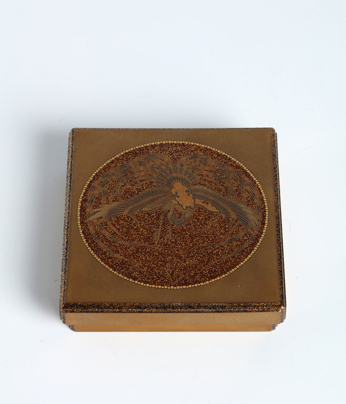 Maki-e Lacquer artist, Writing Box with Phoenix, 1910s-20s