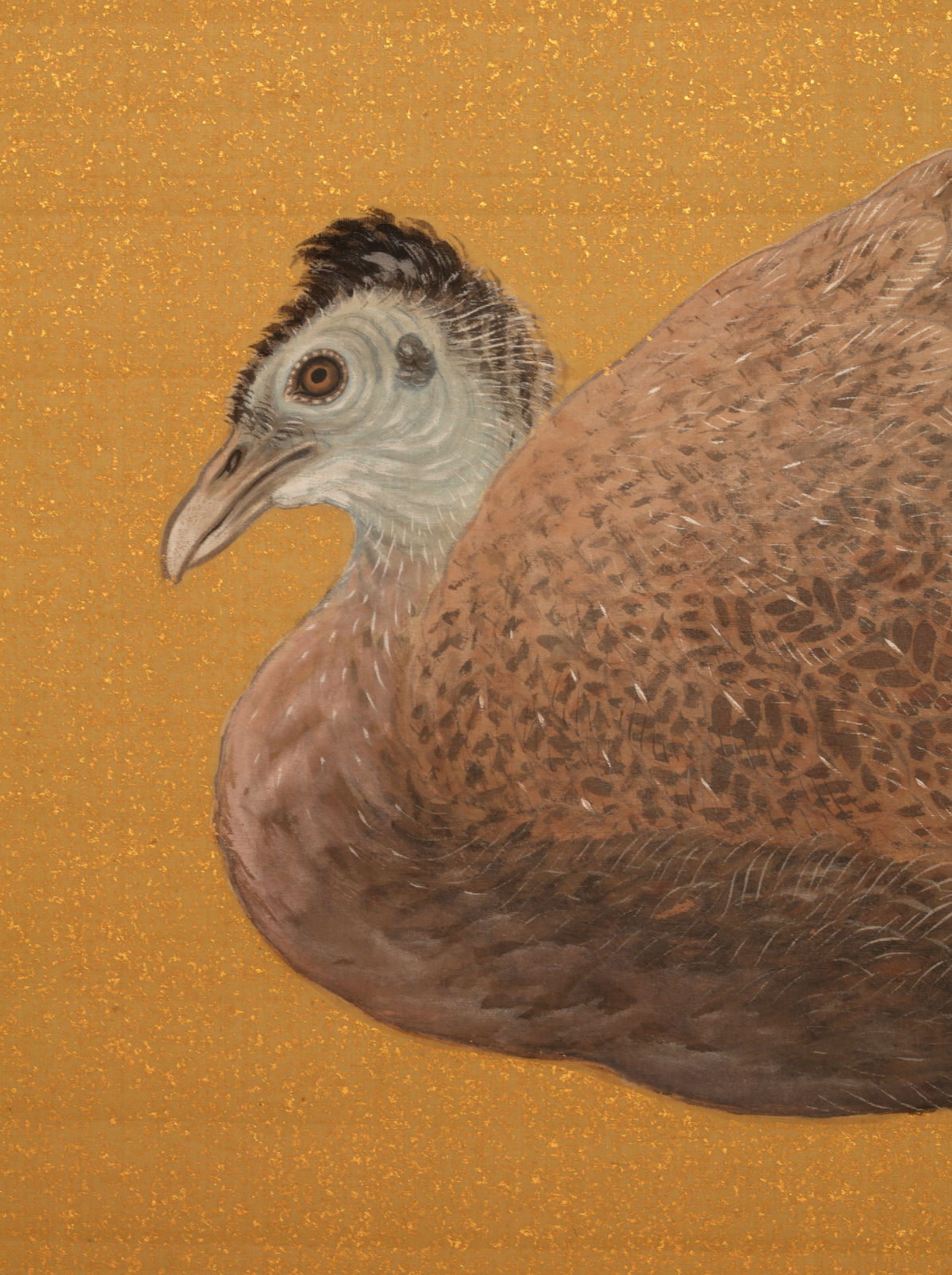 Mochizuki Shunkō, Peahen and Palm, 1941