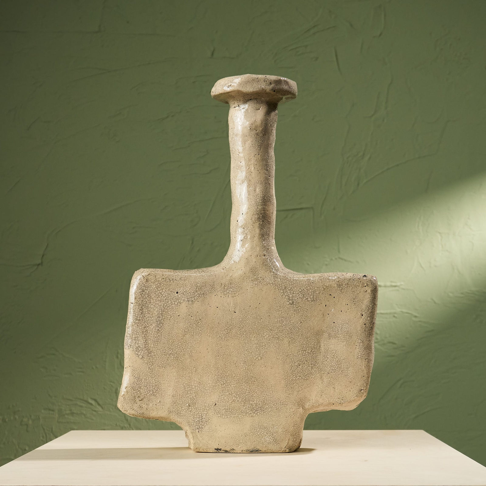 Willem van Hooff, Small Core Vessel, Glazed Earthenware, The Netherlands, 2020s