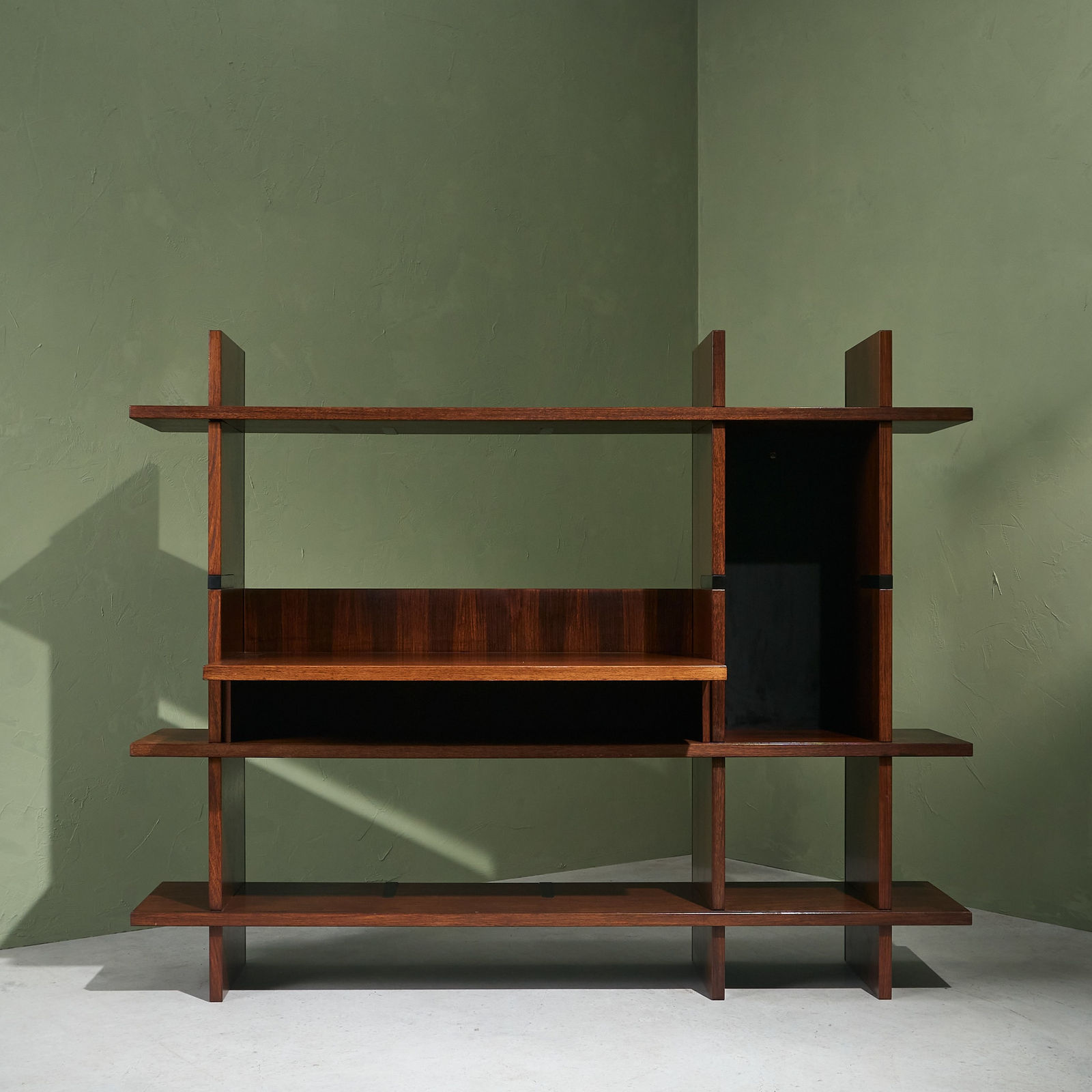 Eugenio Gerli, Freestanding Modular 'Domino' Desk or Bookcase for Tecno, Italy, 1960s