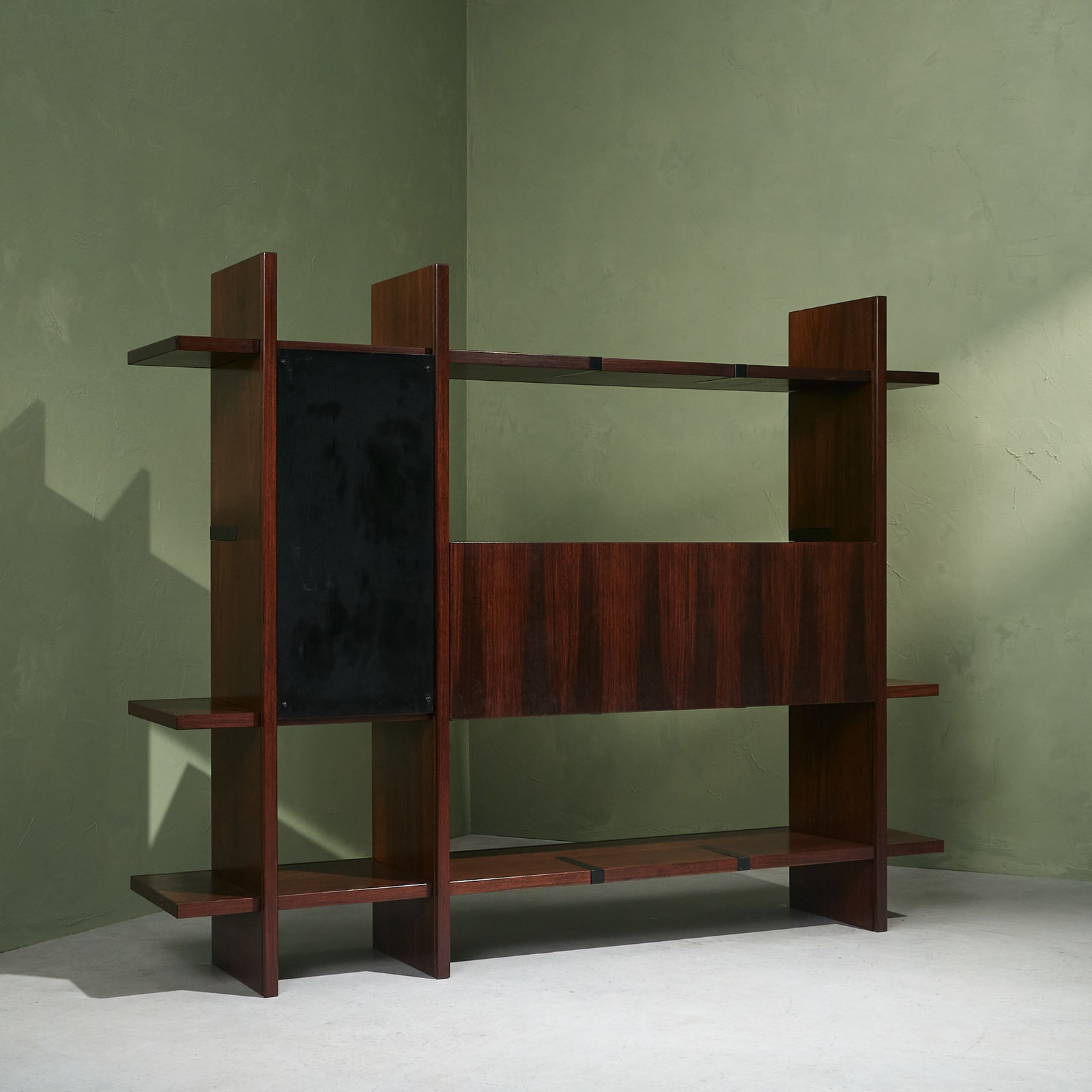 Eugenio Gerli, Freestanding Modular 'Domino' Desk or Bookcase for Tecno, Italy, 1960s