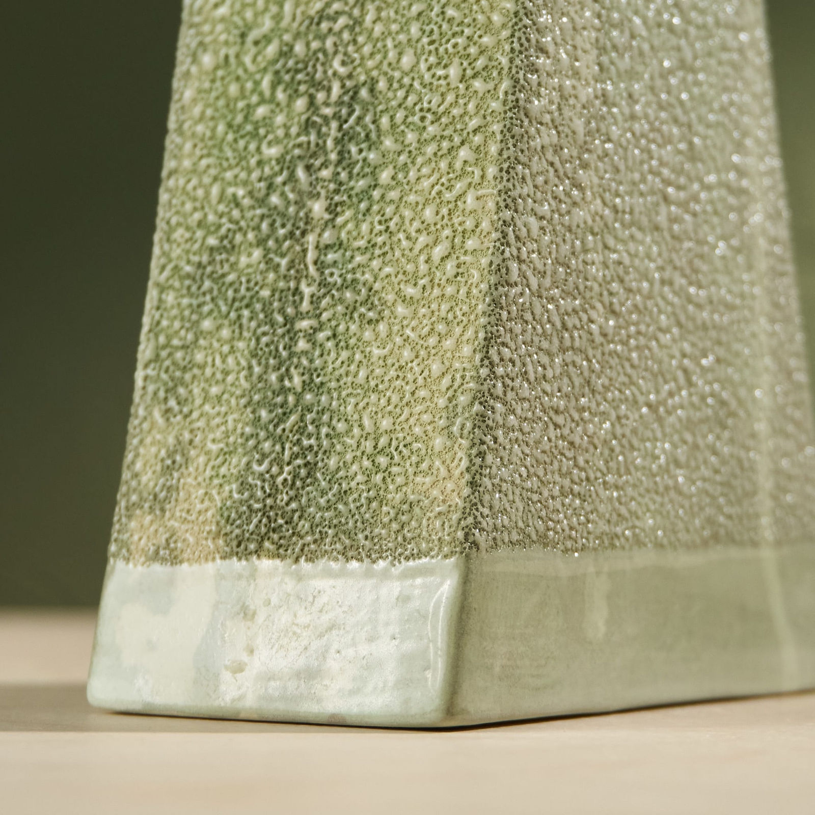 Eunsol Kim, 'Condensation' Series C5, Glazed Ceramic Sculpture in Green, The Netherlands, 2025
