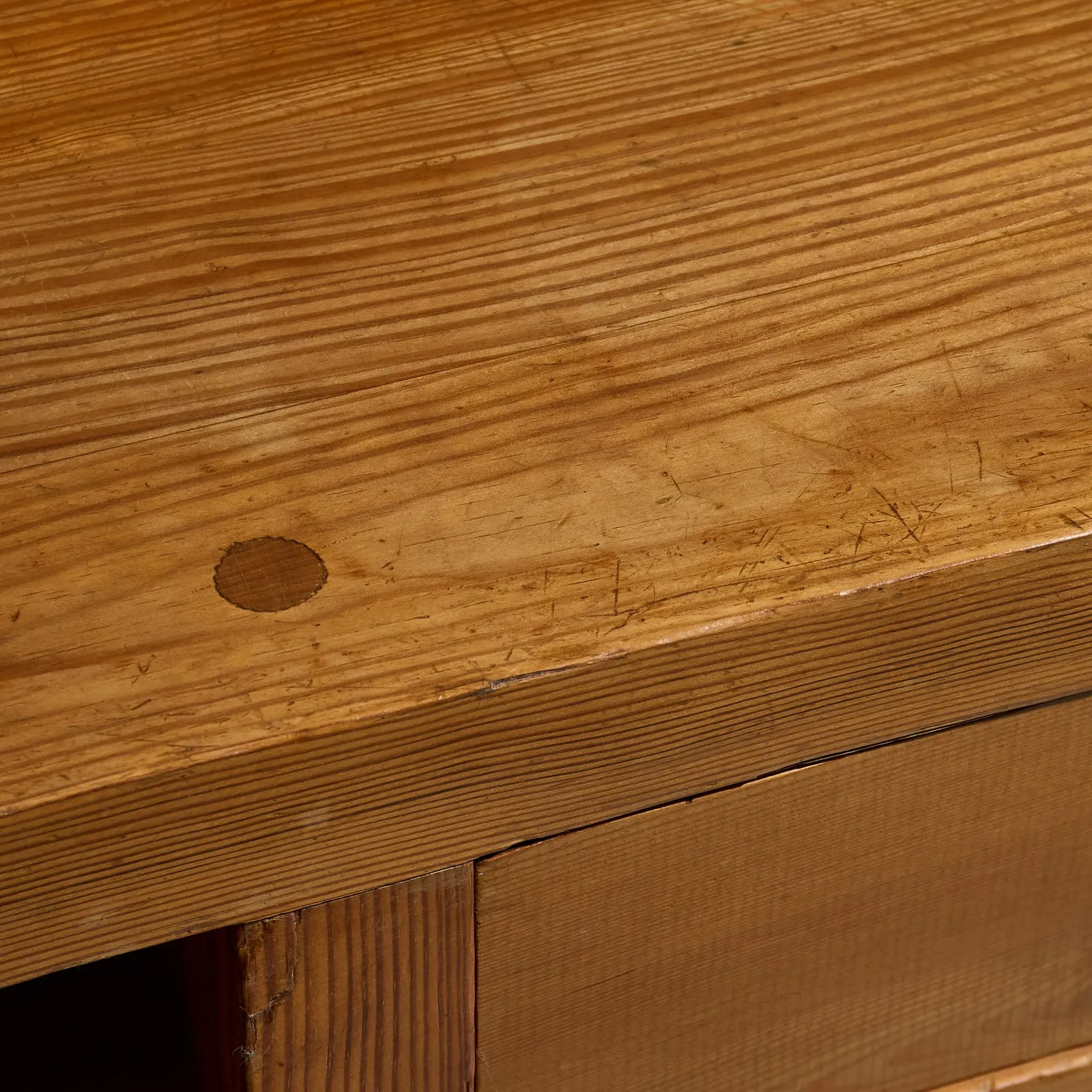 Ate van Apeldoorn, Bench/Lowboard in Solid Pine for Houtwerk Hattem, 1960s