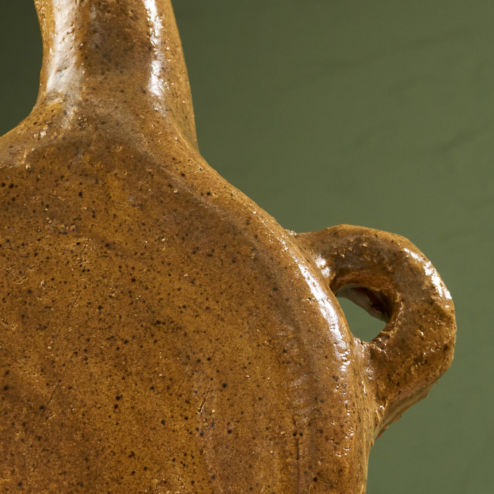 Willem van Hooff, Set of Three Core Vessel, Glazed Earthenware, The Netherlands, 2020s