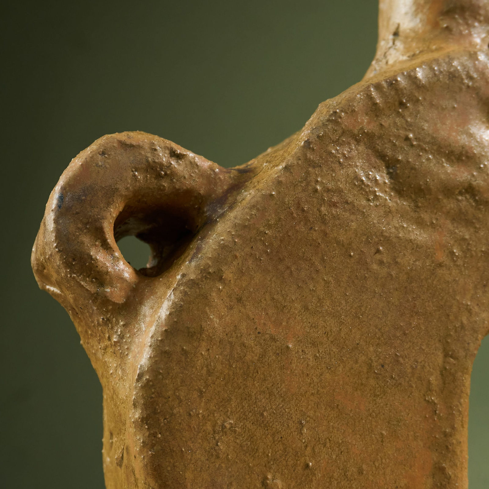 Willem van Hooff, Small Core Vessel, Glazed Earthenware, The Netherlands, 2020s