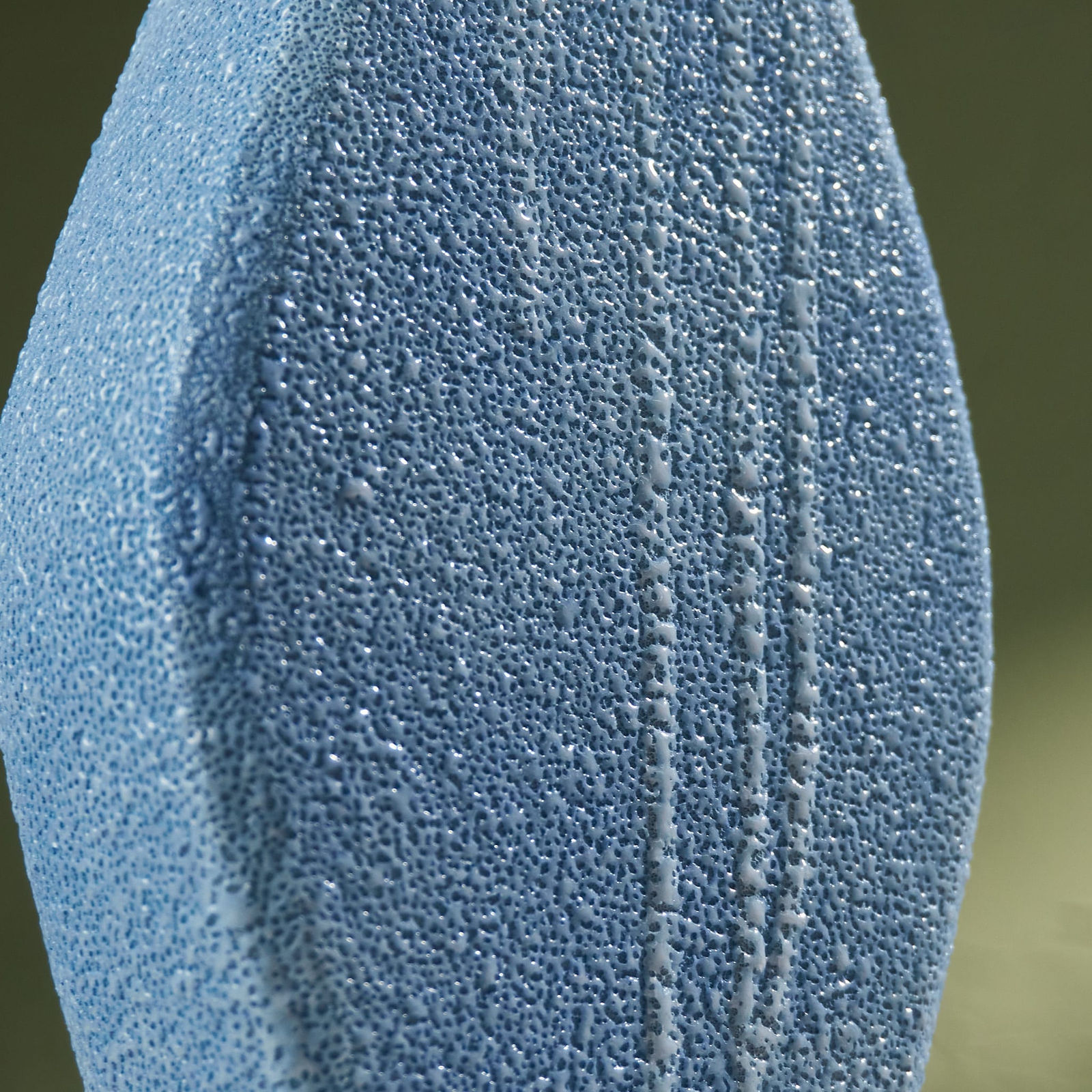 Eunsol Kim, 'Condensation' Series C3, Glazed Ceramic Sculpture in Blue, The Netherlands, 2025