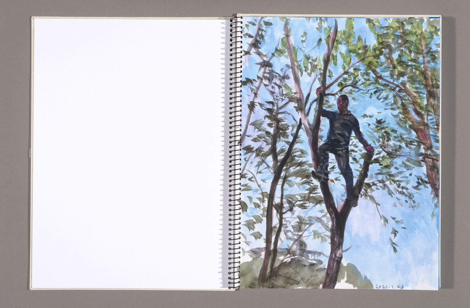 劉小東 LIU Xiaodong, 黑土坑樂章 Heitukeng Movement, 2021