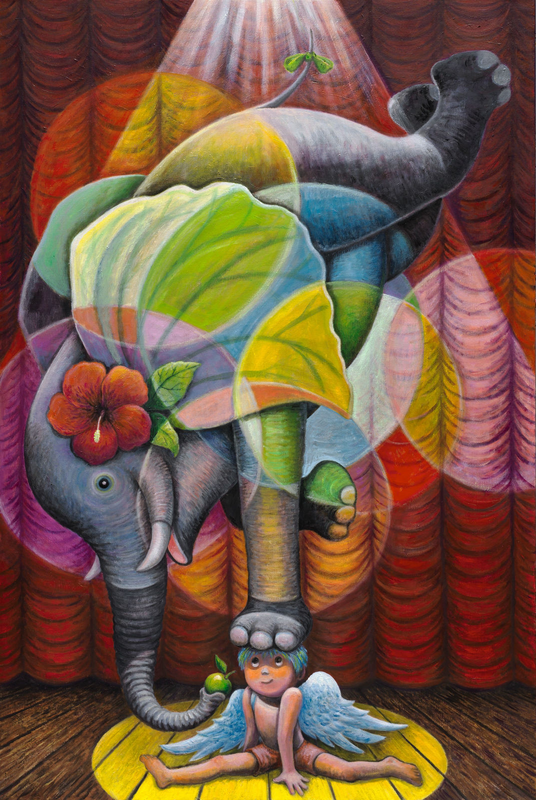 幾米 Jimmy Liao, 大象狂想曲 Dancing Elephant, 2023