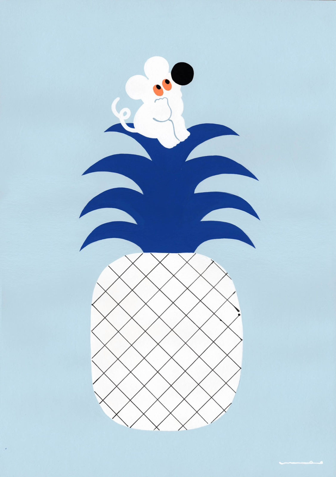 Umao, Thinking Mouse and Pineapple, 2023