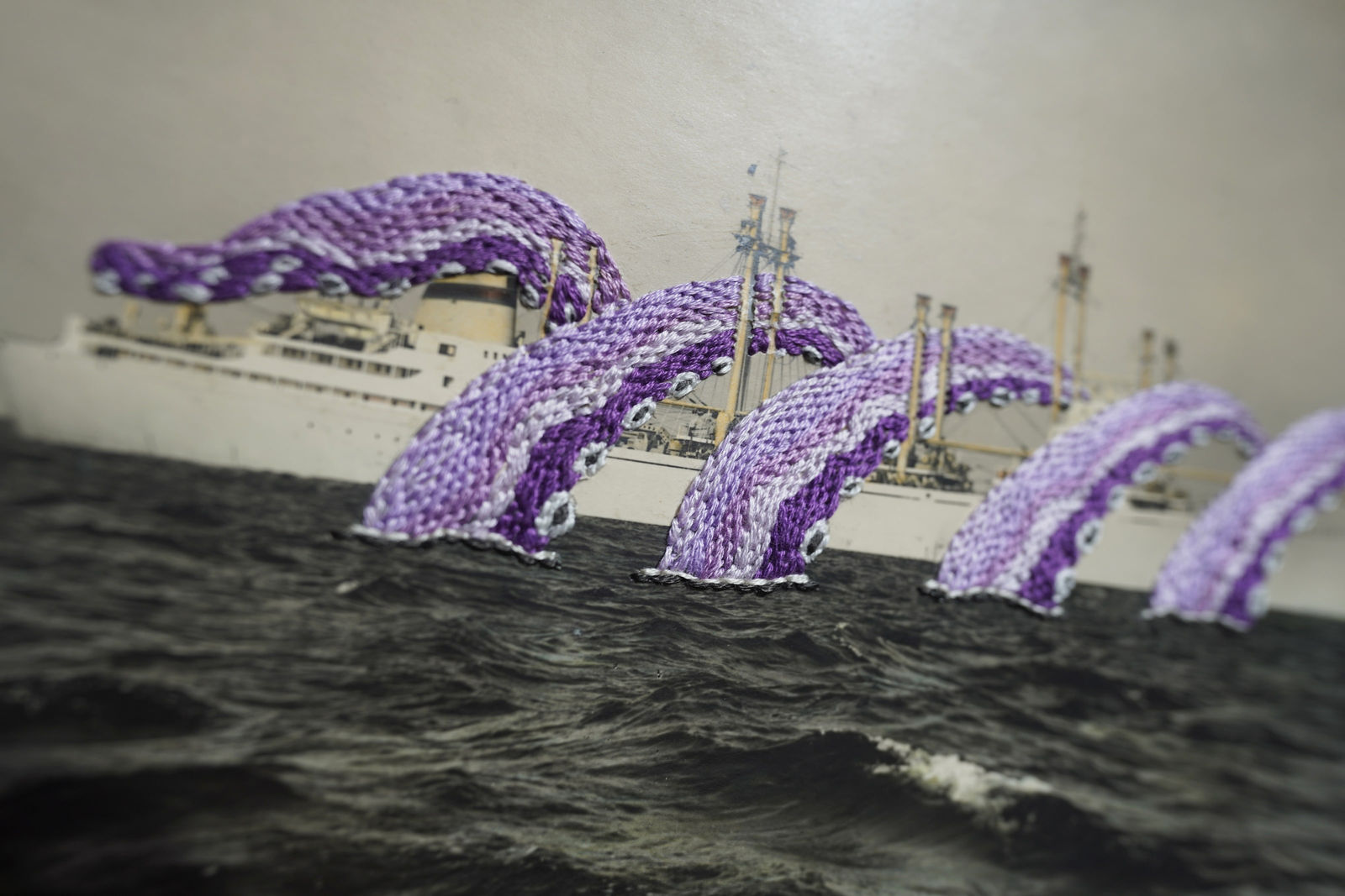 劉正堃 Abei LIU, 亂入系列- Photo of the Halberstadt from Warnemünde, Taken by Schäfer , 2025