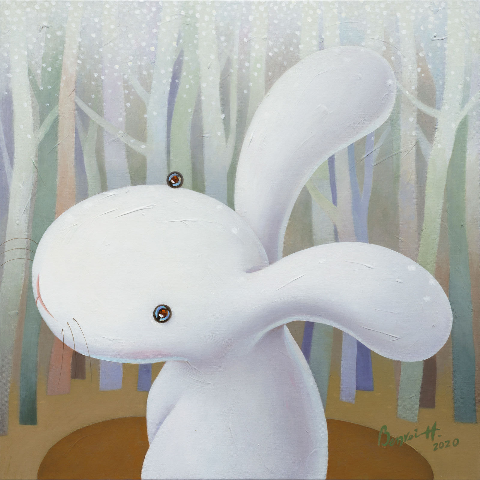 黃本蕊 Benrei HUANG, 初雪 First snow, 2020