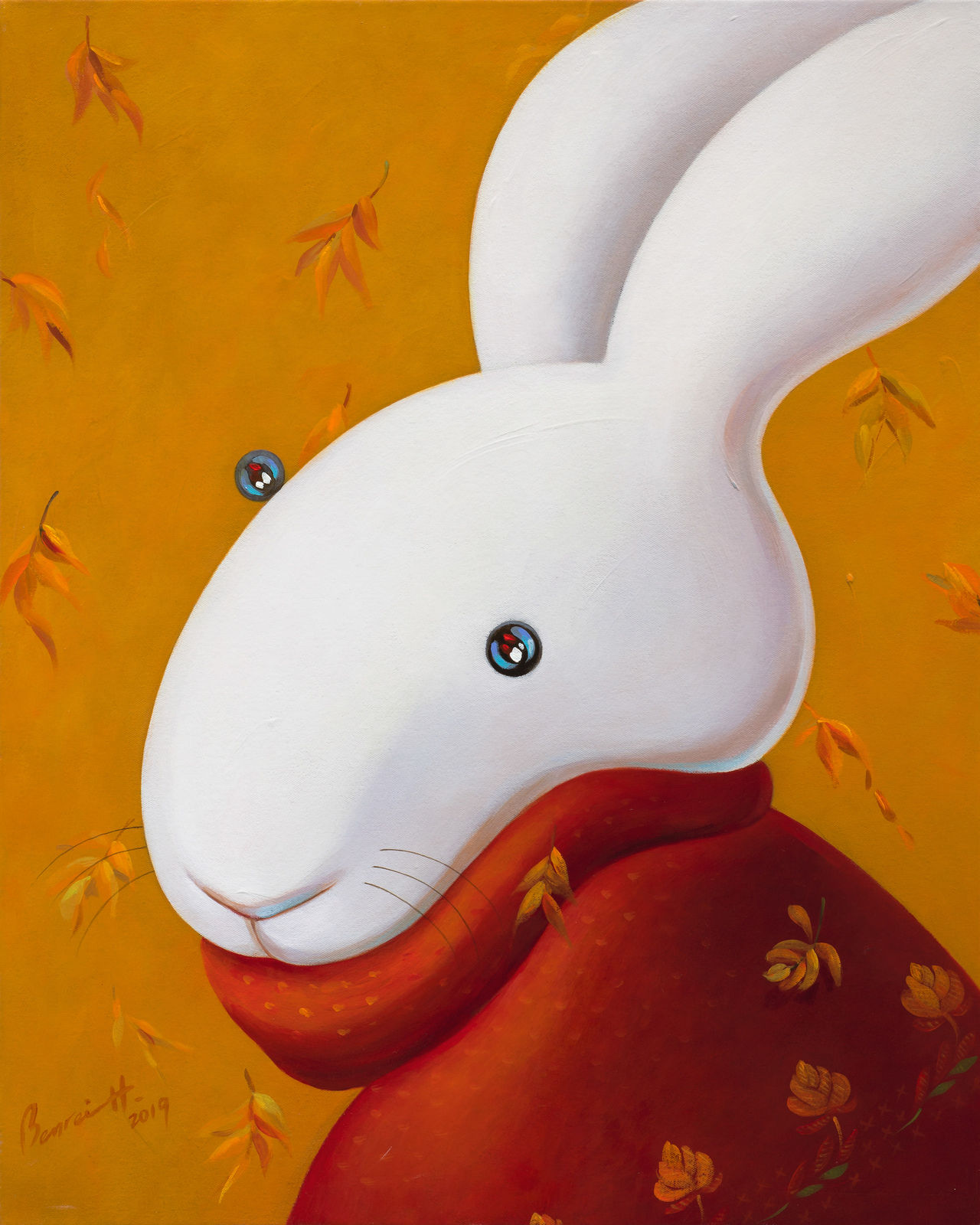 黃本蕊 Benrei HUANG, 當所有落葉都幻化成了花朵，秋天便成就了它的第二春（之一） Autumn makes its own spring when all leaves turn into flowers-1, 2019