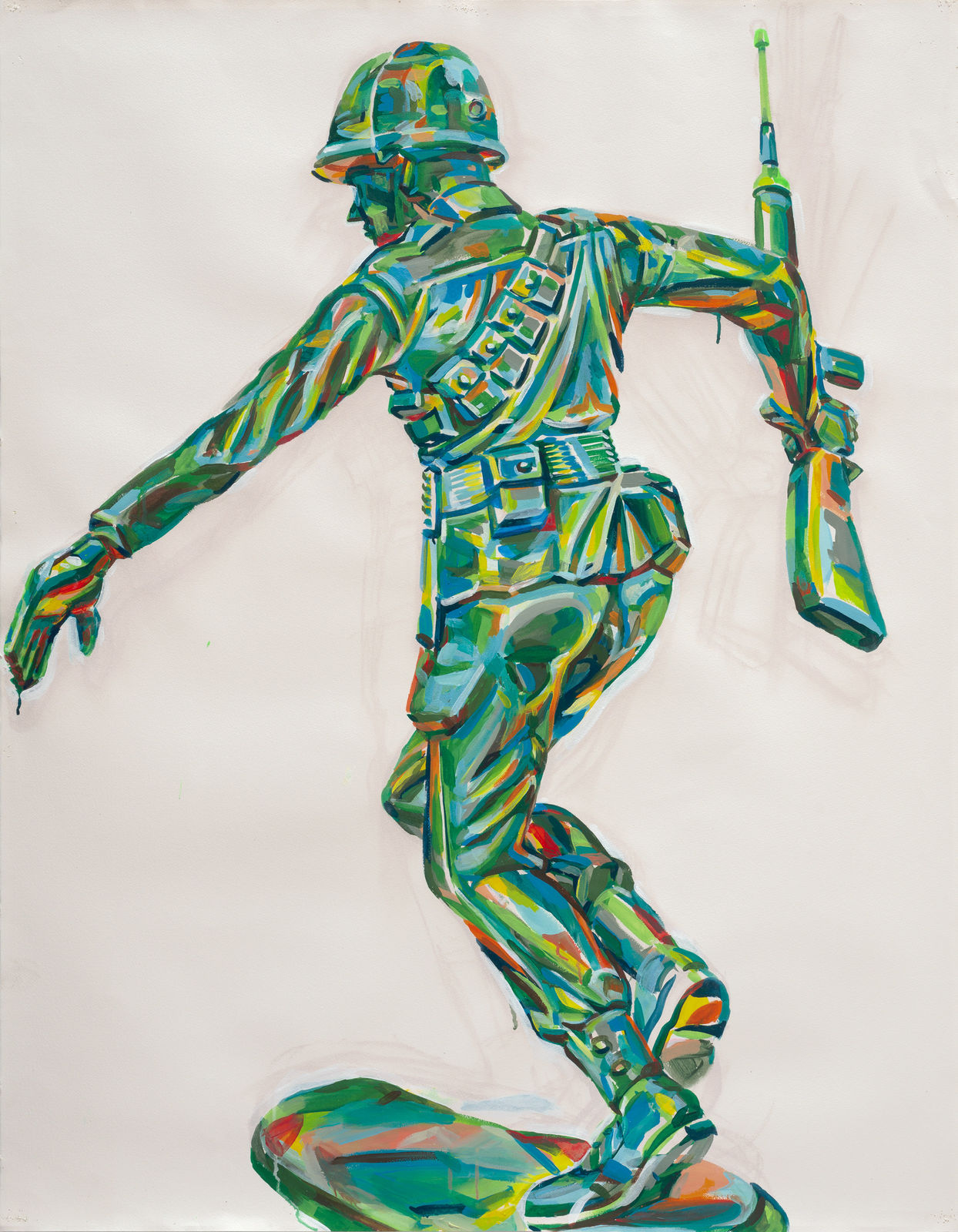 曲家瑞 Kristycharay, 绿色小兵 Green Soldier, 2018