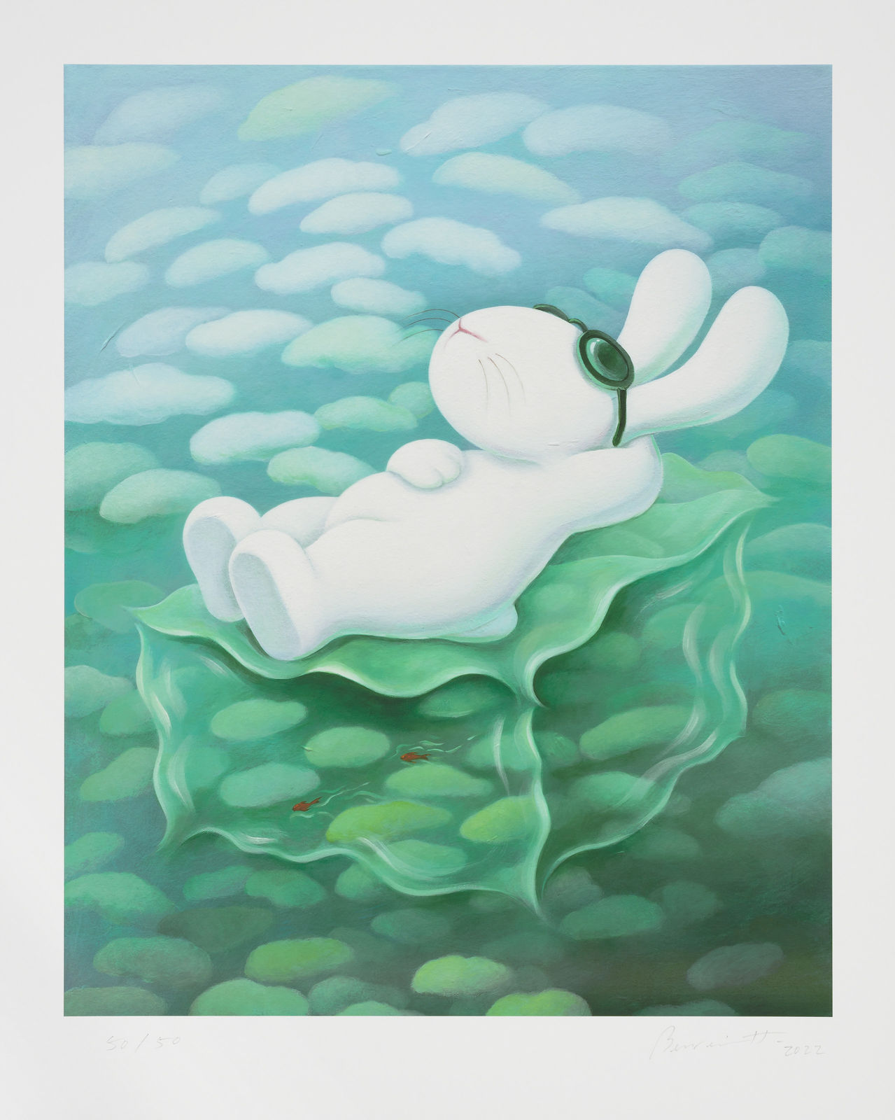 黃本蕊 Benrei HUANG, 一片清涼人生 A piece of life, 2022