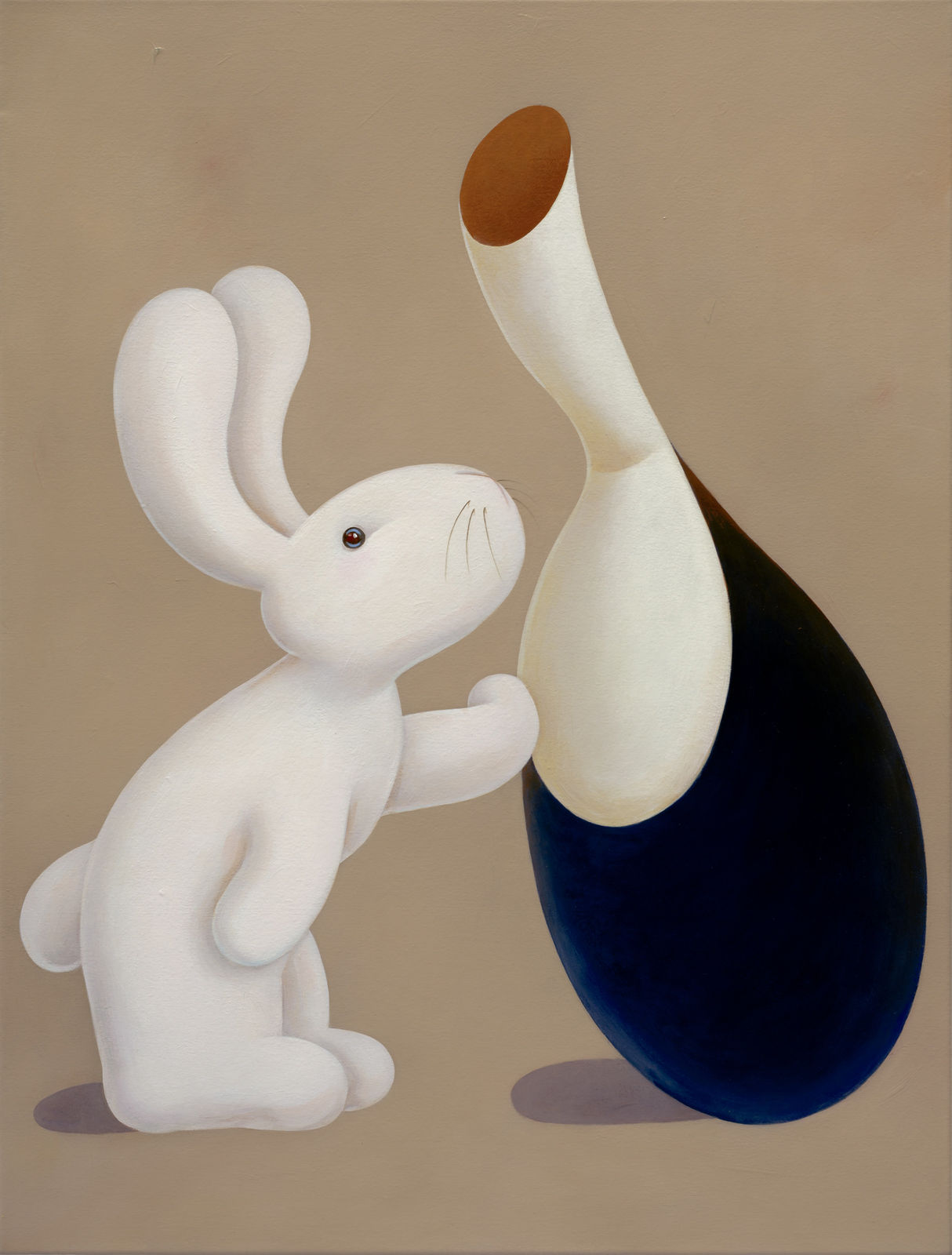 黃本蕊 Benrei HUANG, 擁抱吧！今夜！ Embrace! With your one ear and my one ear, we become one, 2023