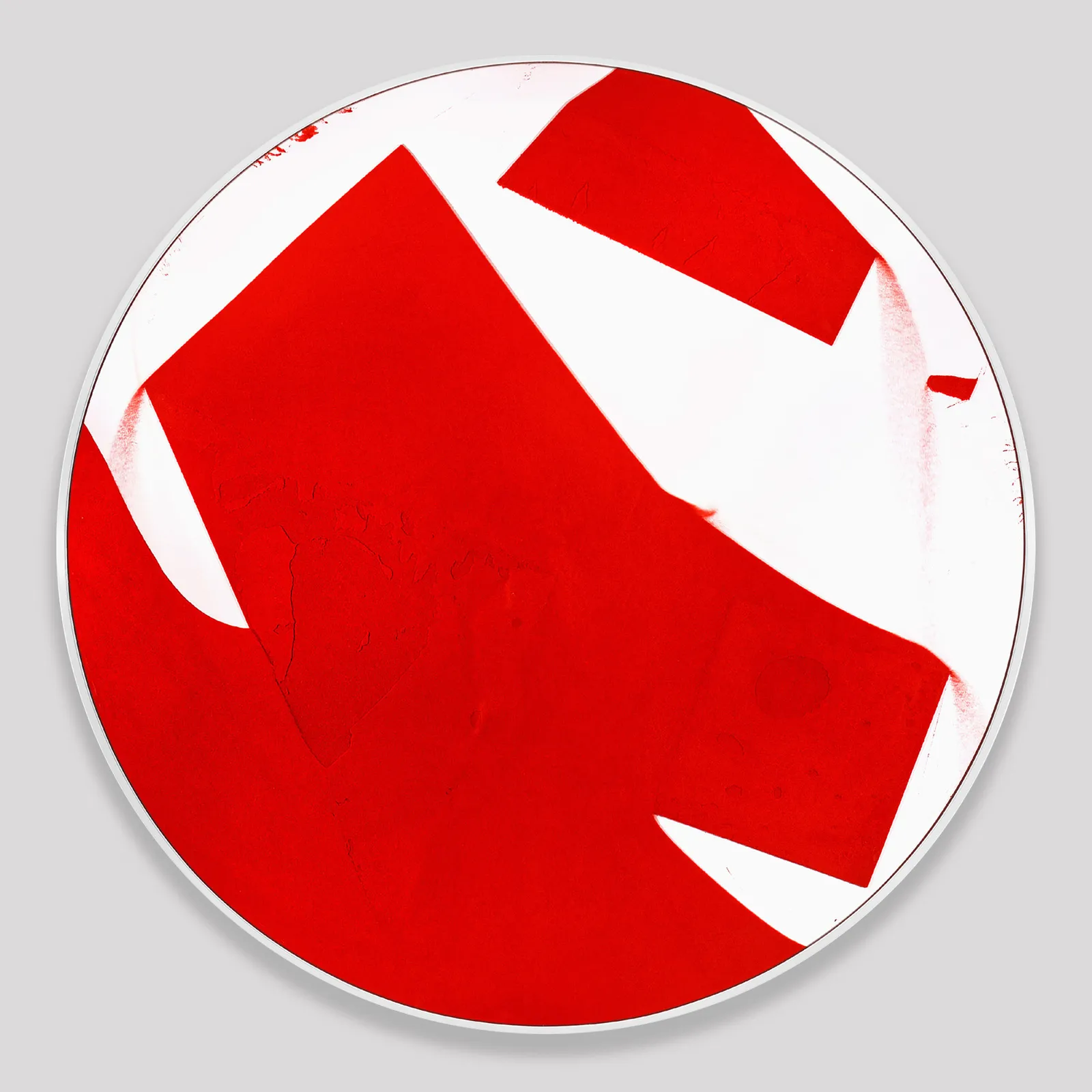 Manuel Mérida, Cercle Blanc et Rouge n.3, 2016