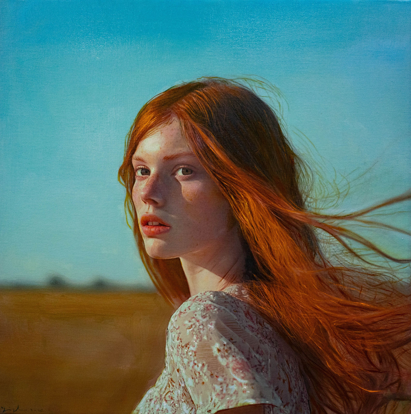 Yigal Ozeri, Golden Girl II, 2025