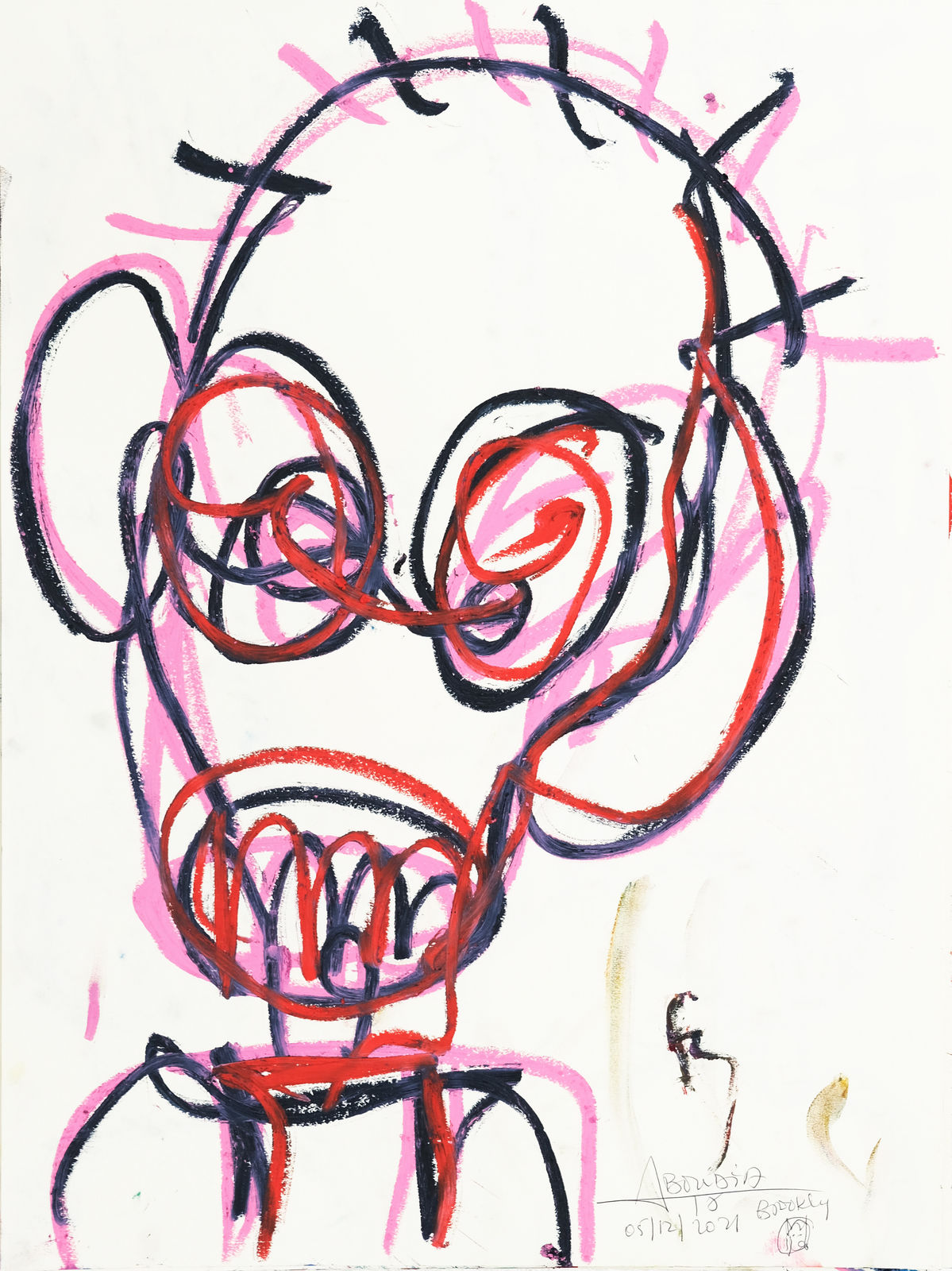 Aboudia, Untitled, 2021