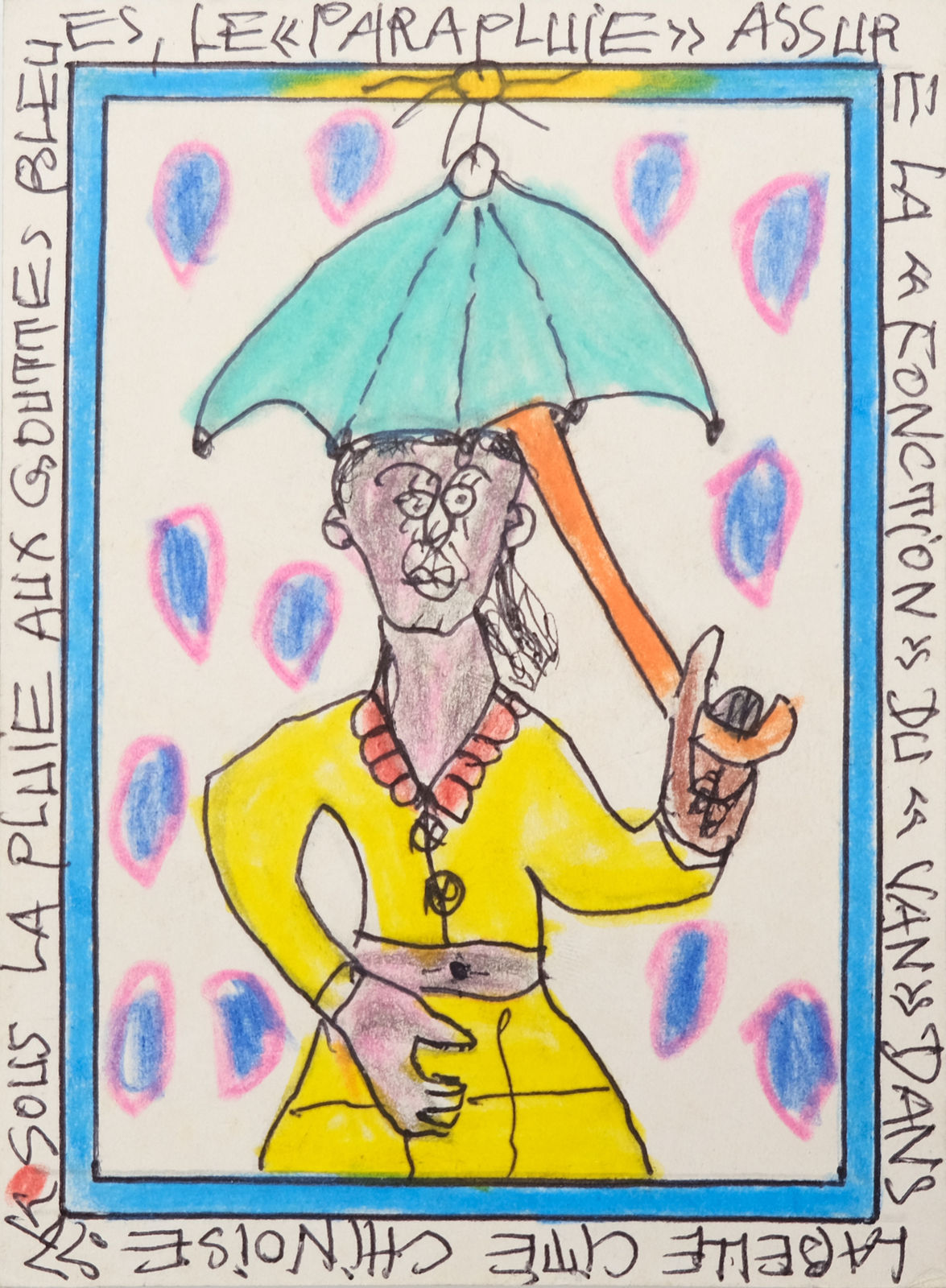 Frédéric Bruly Bouabré, Under the Rain Series, 2007