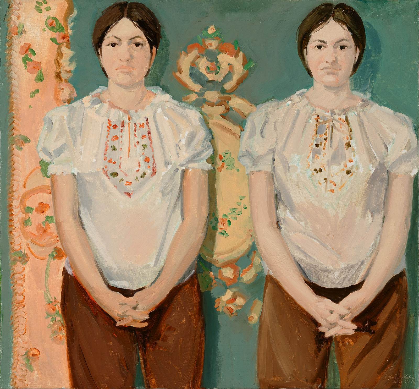 Frank Hyder, Twins Standing, 1972