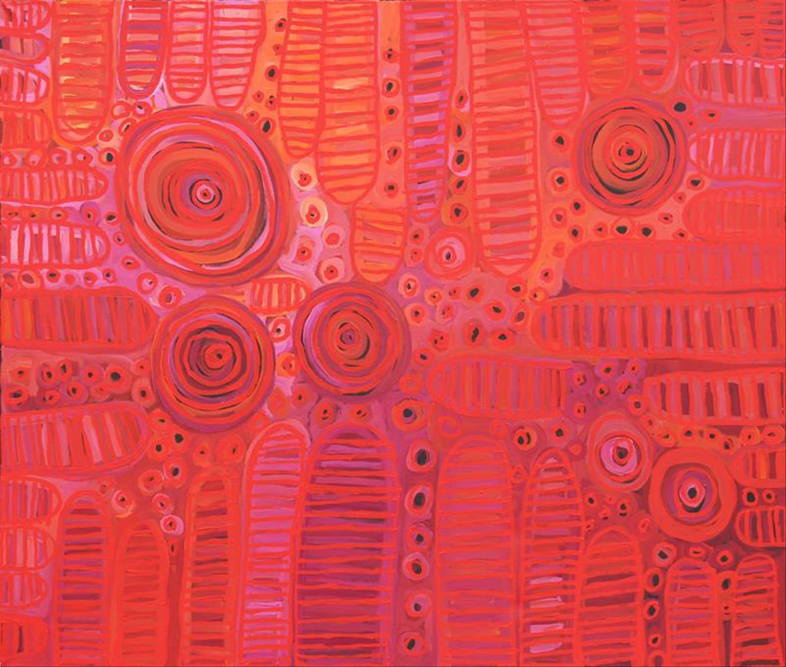 Mary Brumby, Ipi Tjuta (Many Breasts), 2021