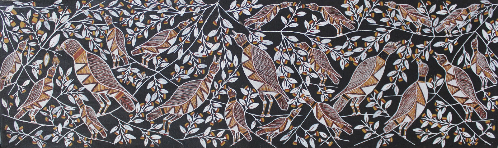 Graham Badari, Kikkik (Honey eaters), 2021