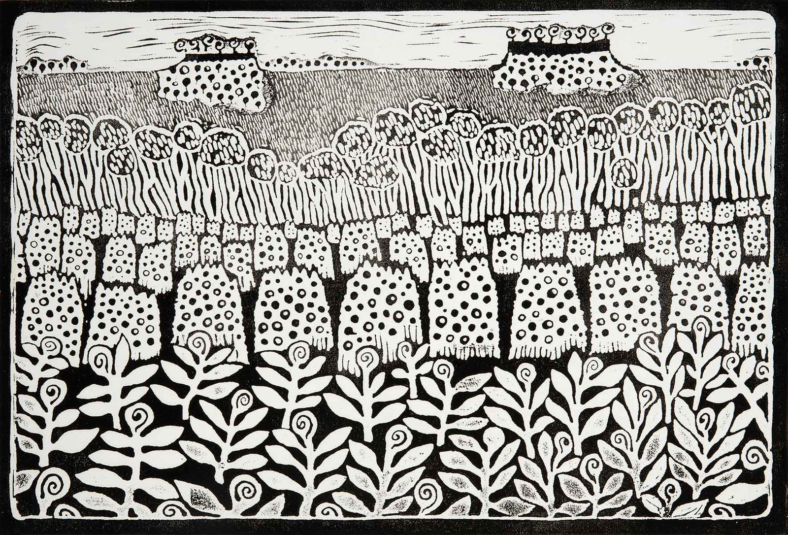 David Wright, Magnetic Termite Mounds at Emu Point, Peppimenarti , 2017