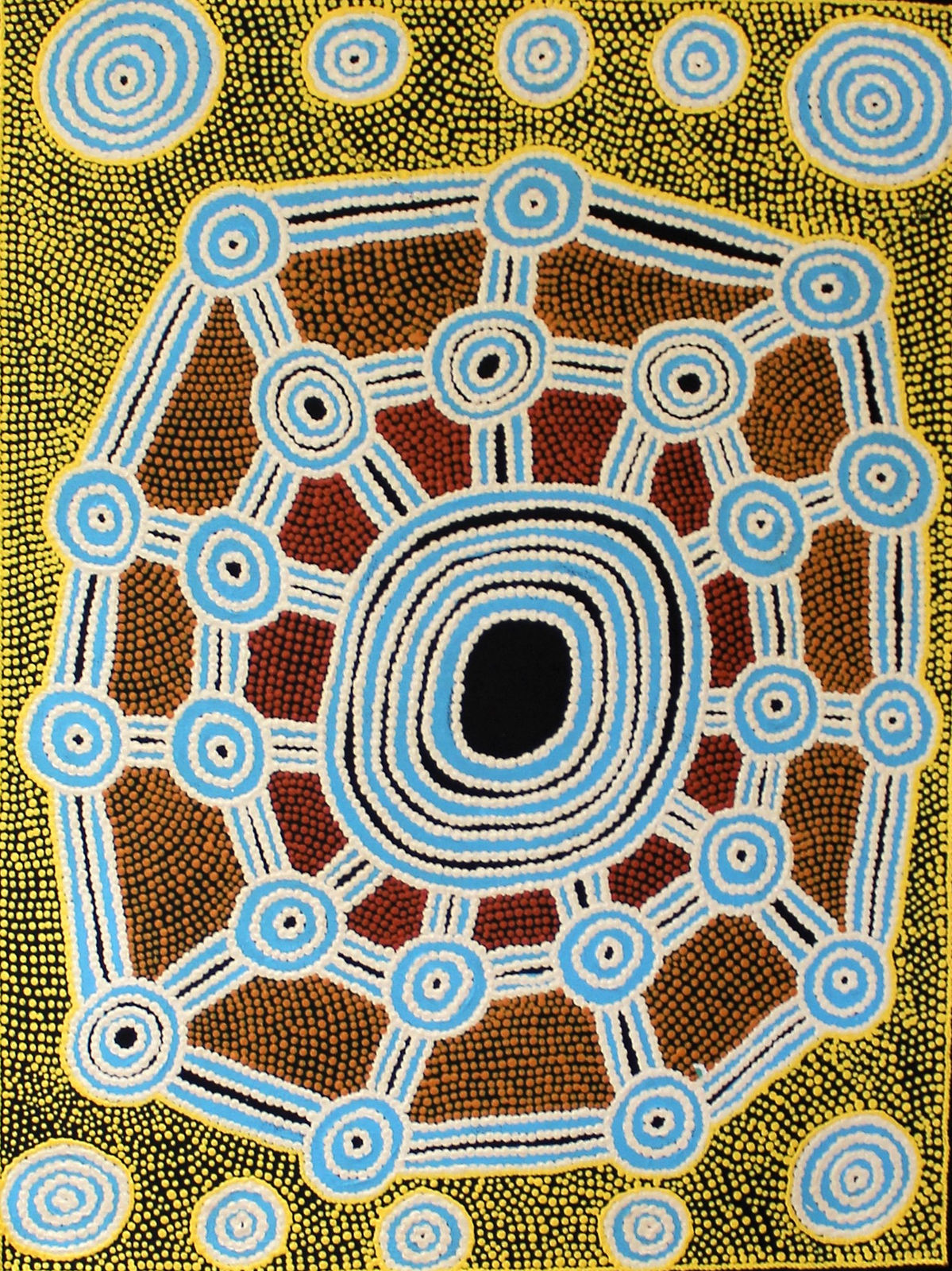 Cecily Napanangka Marshall, Pikilyi Jukurrpa (Vaughan Springs Dreaming), 2024