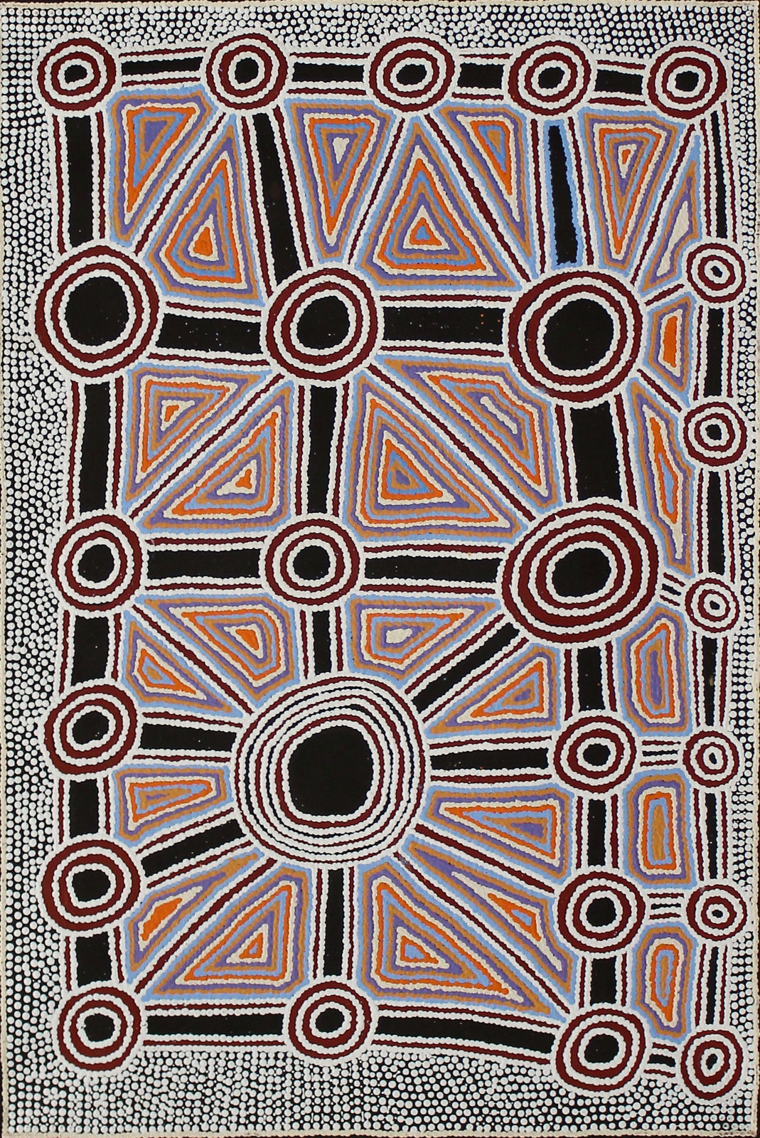 Cecily Napanangka Marshall, Pikilyi Jukurrpa (Vaughan Springs Dreaming), 2023