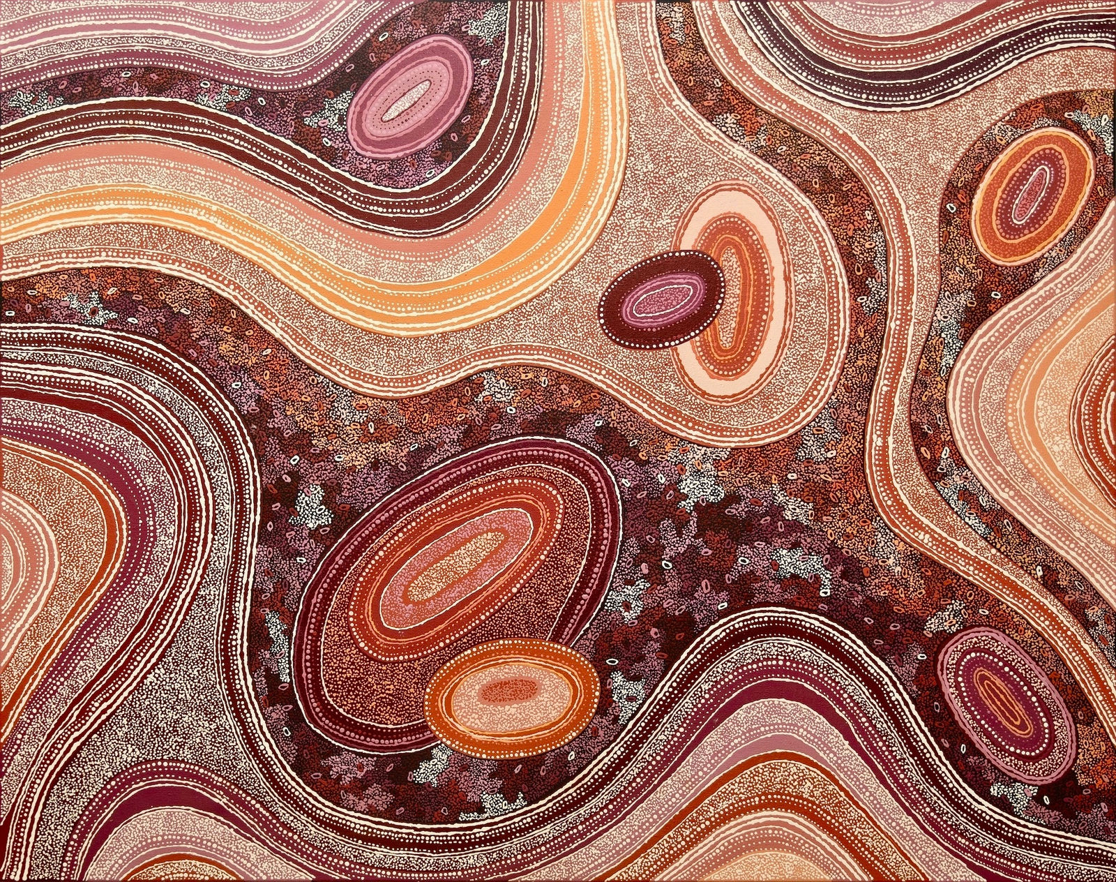 Michelle Lewis, Michelle's Tjala Dreaming (Honey Ant), 2024