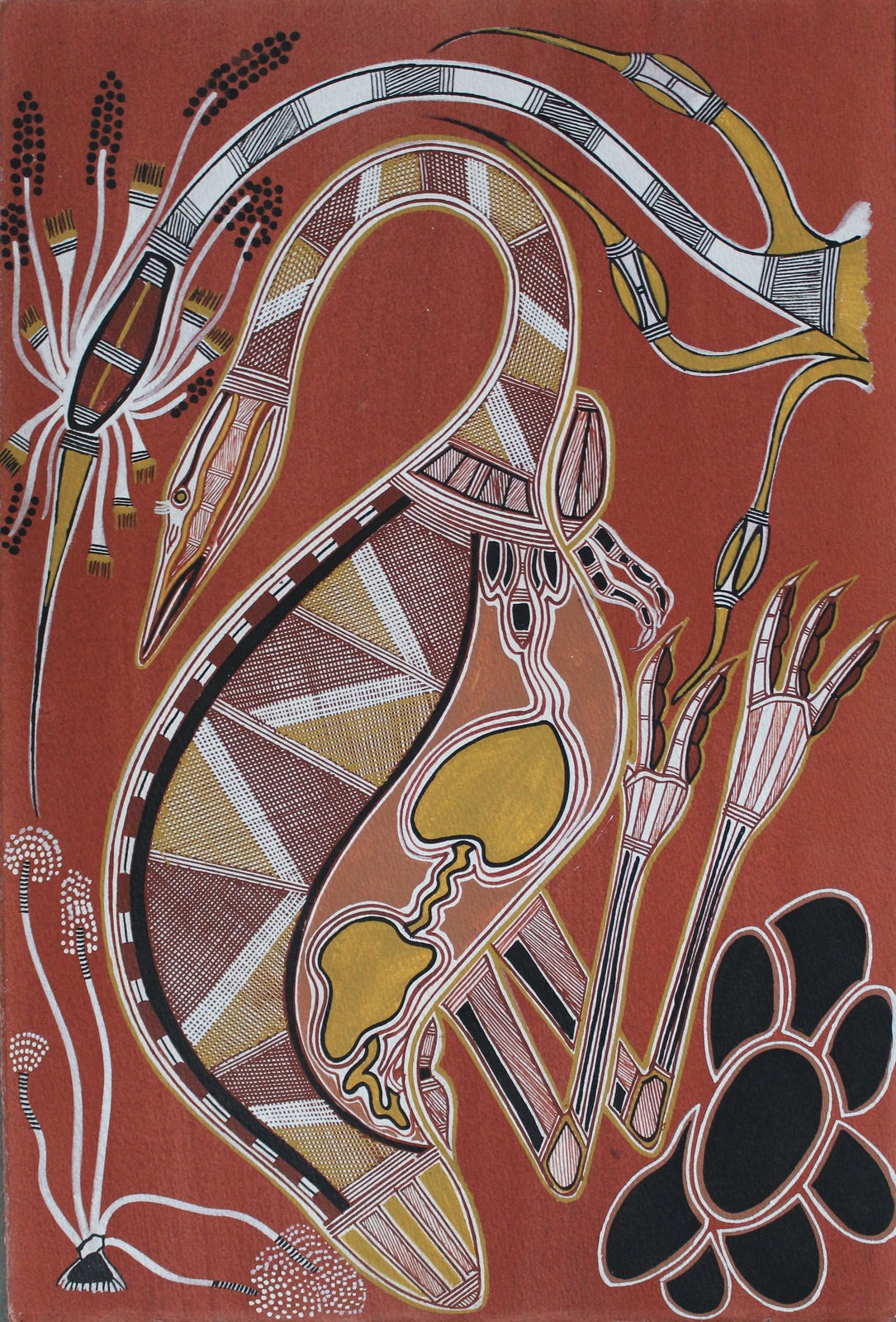 Gabriel Maralngurra, Kurdukadji (Emu), 2016