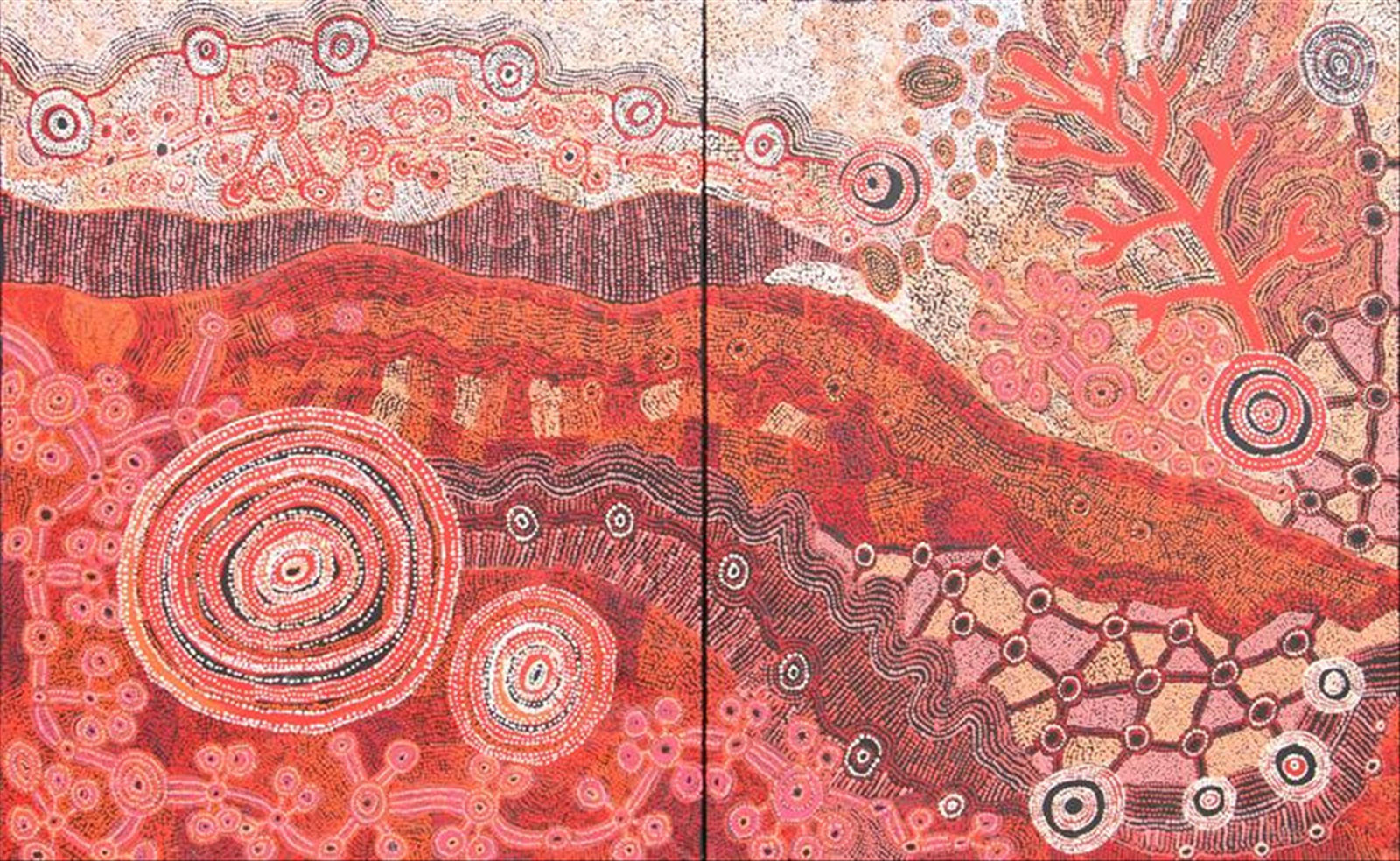 Rosalind Tjanyari & Priscilla Singer, Ngura (Country) , 2021