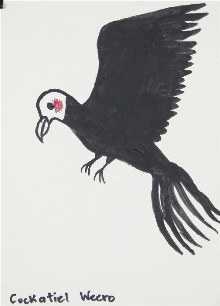 Mildred Minggi Mungulu, Cockatiel (Wiero), 2025